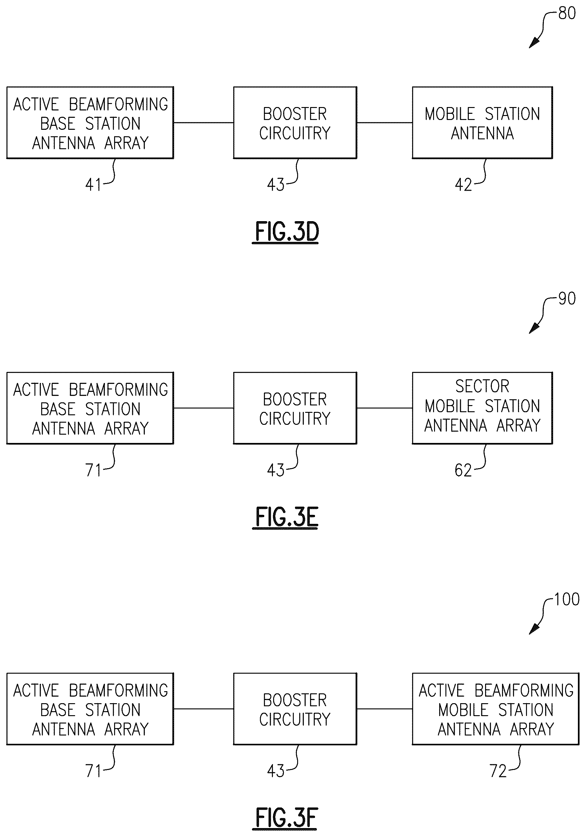 Patent US12101163 Figure 5 – Radio frequency signal boosters serving as outdoor infrastructure in high frequency cellular networks