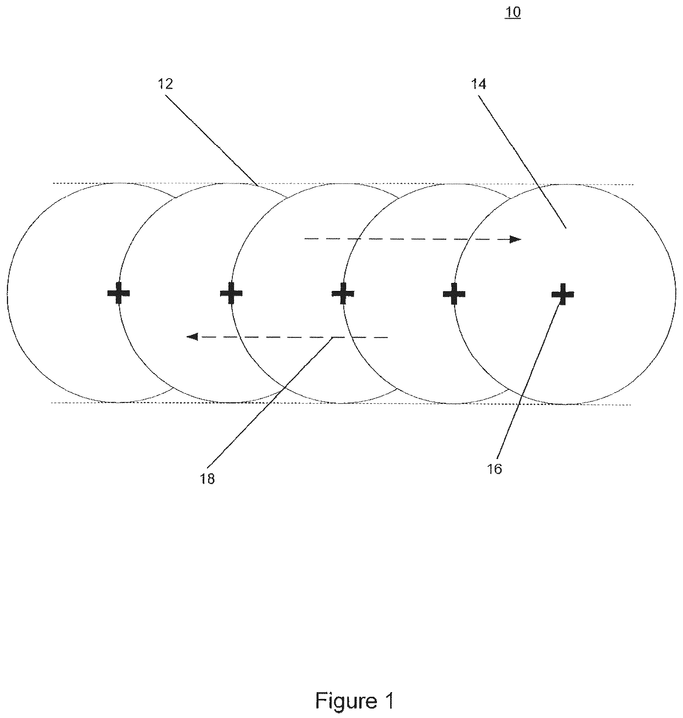 Patent US12101168 Figure 1 – Terrestrial based high speed data communications mesh network