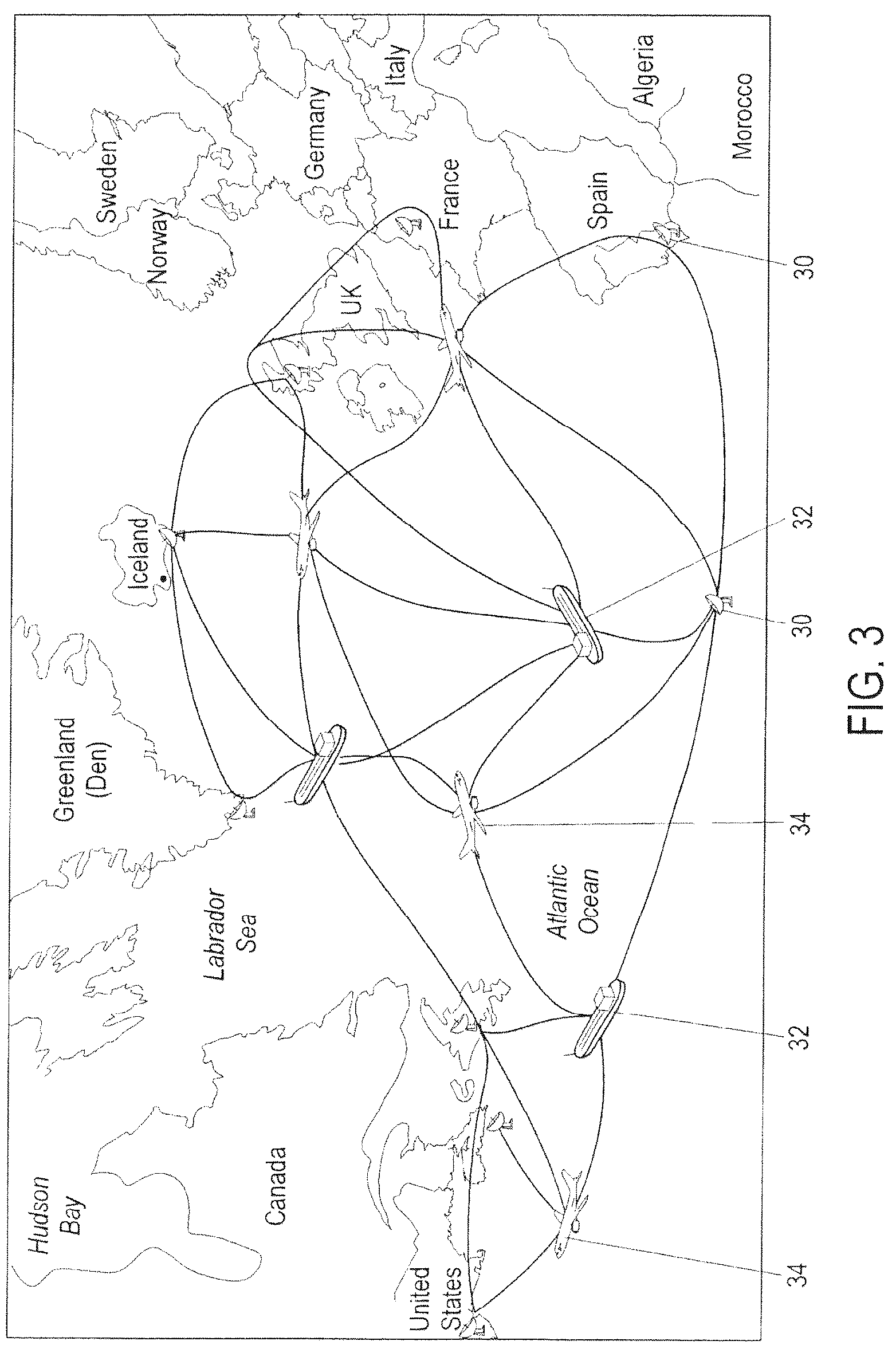 Patent US12101168 Figure 3 – Terrestrial based high speed data communications mesh network