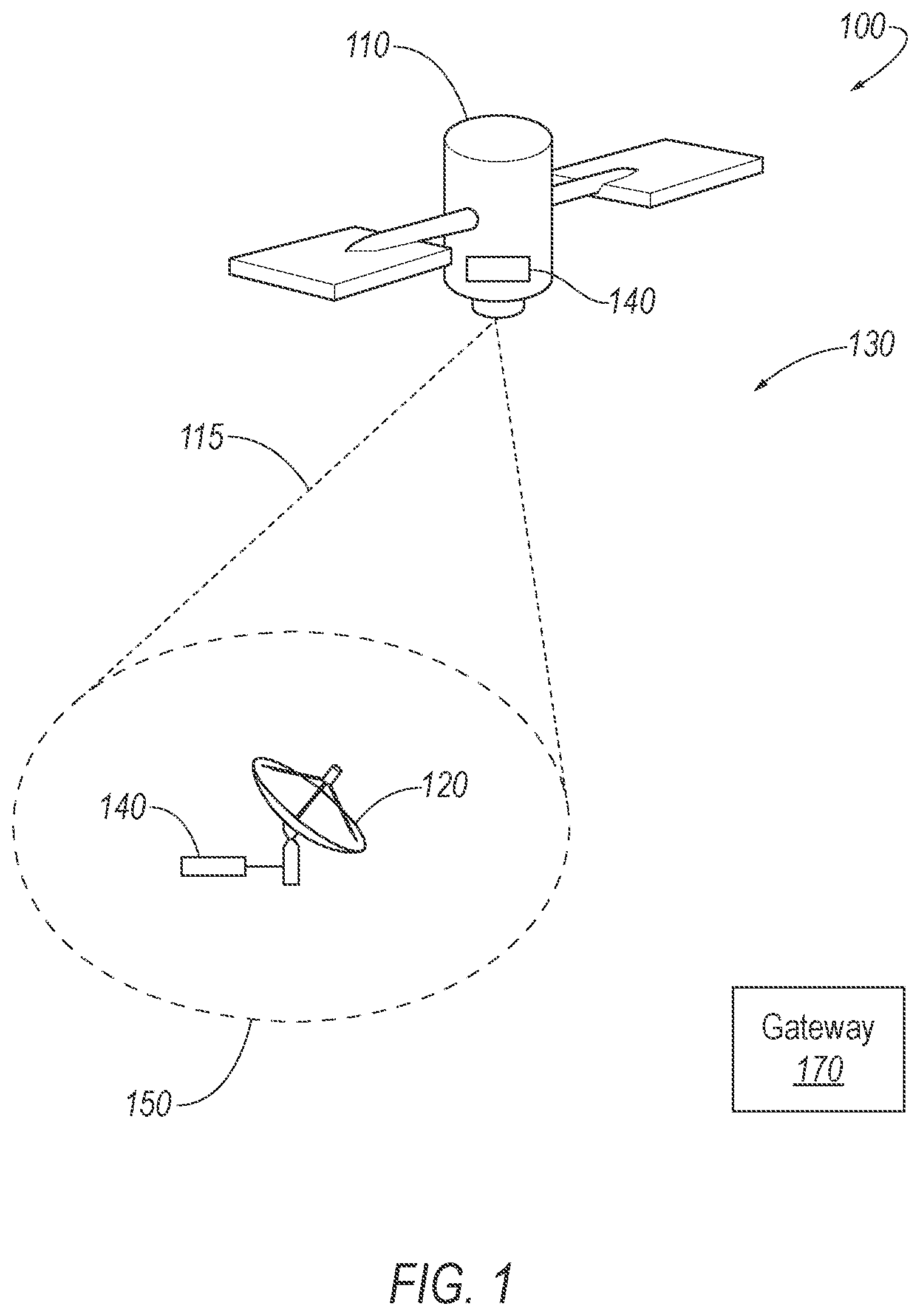 Patent US12101169 Figure 1 – Carrier acquisition in satellite communications