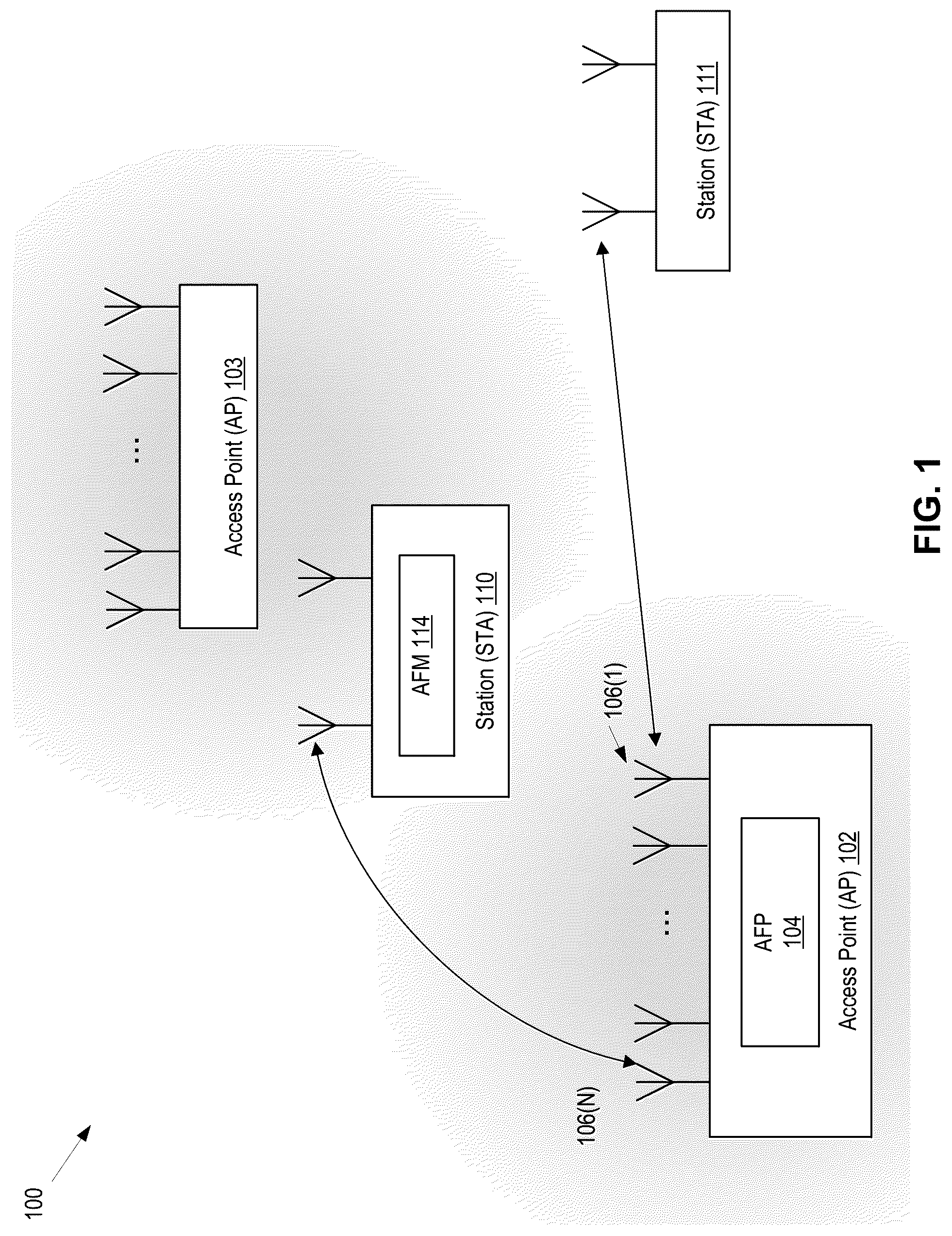 Patent US12101181 Figure 1 – Autonomous feedback for efficient allocation of wireless subcarriers