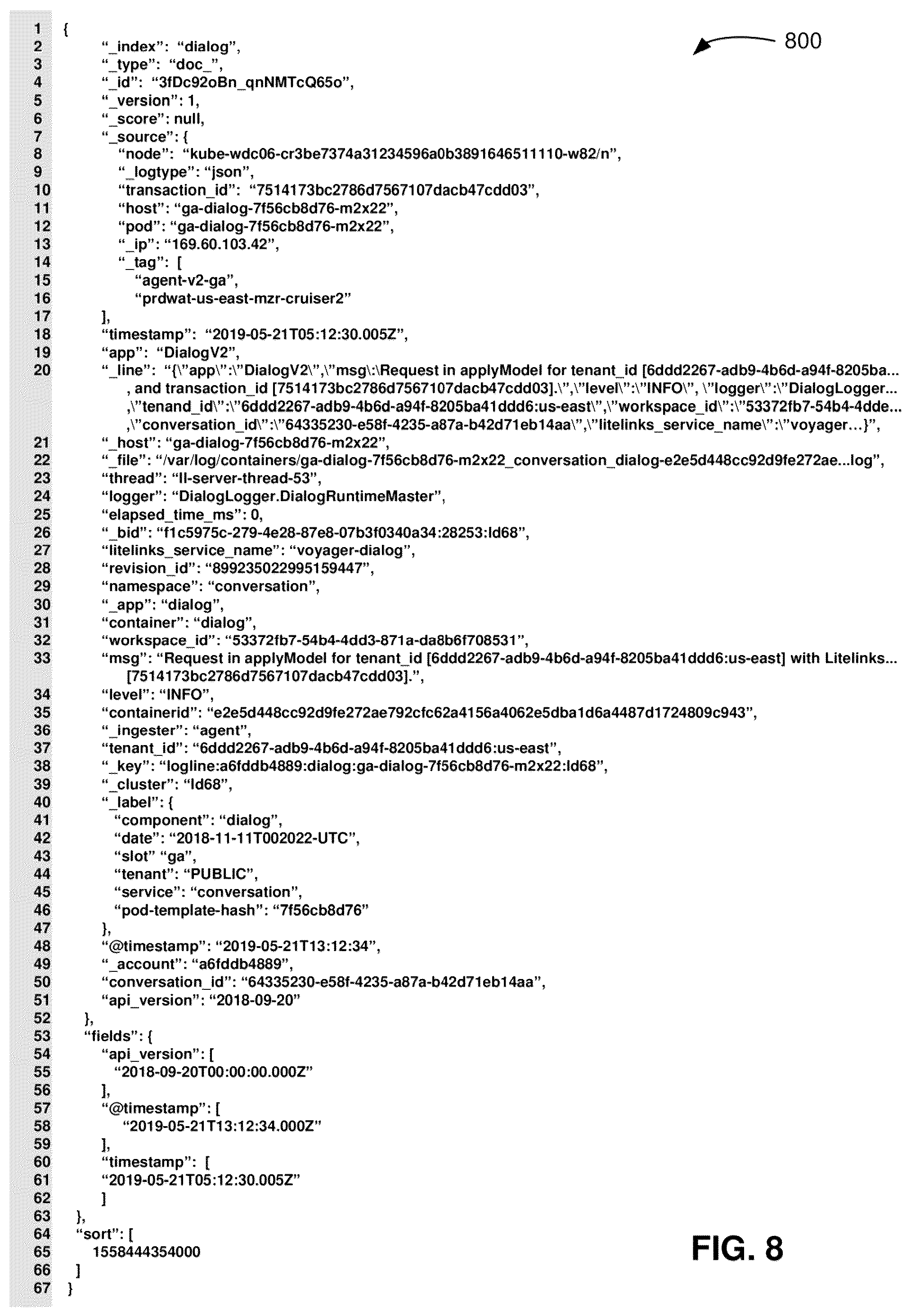Patent US12101232 Figure 10 – Dynamic graphing for managing an IT operation system
