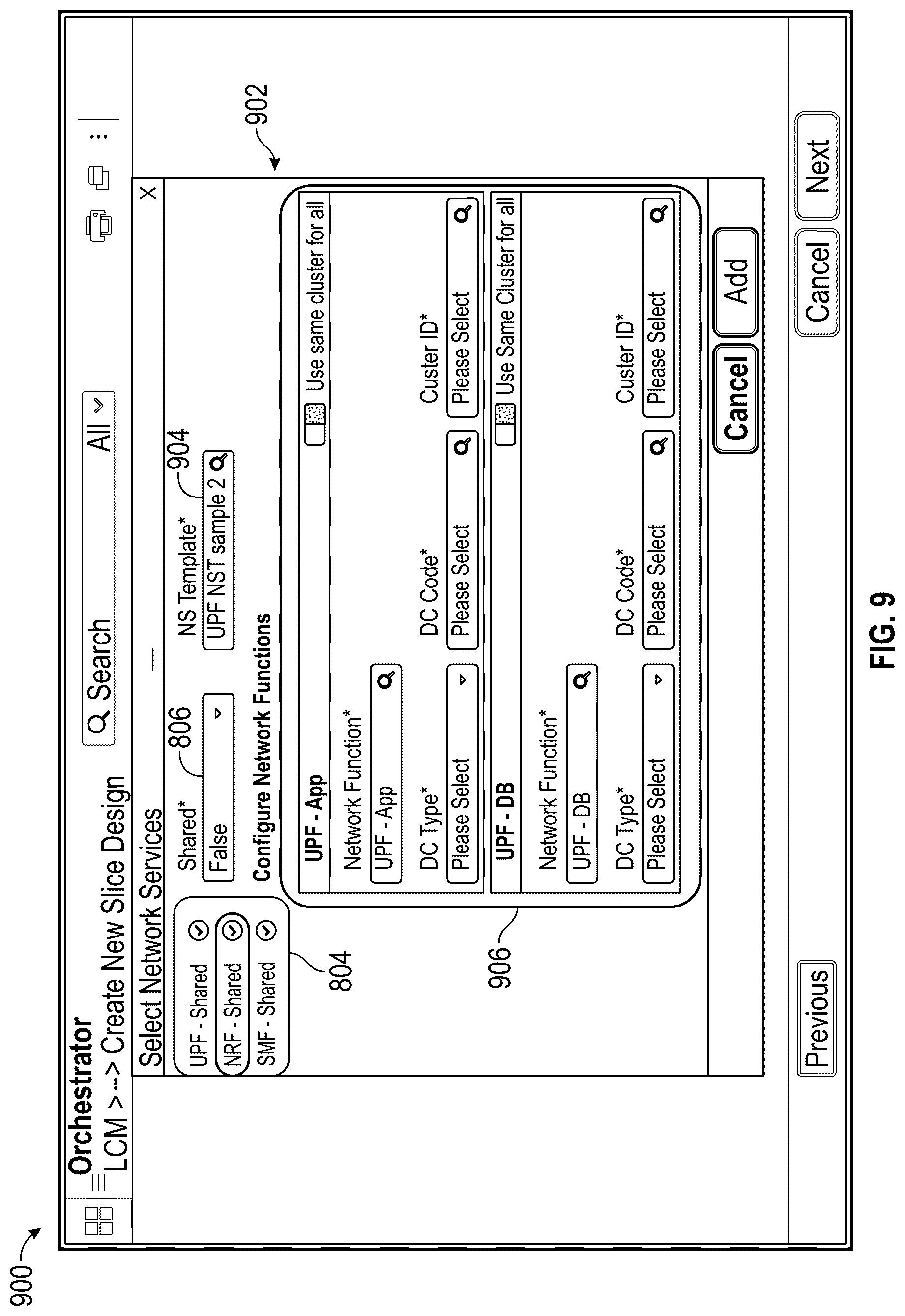 Patent US12101234 Figure 9 – System and method for design of a network slice