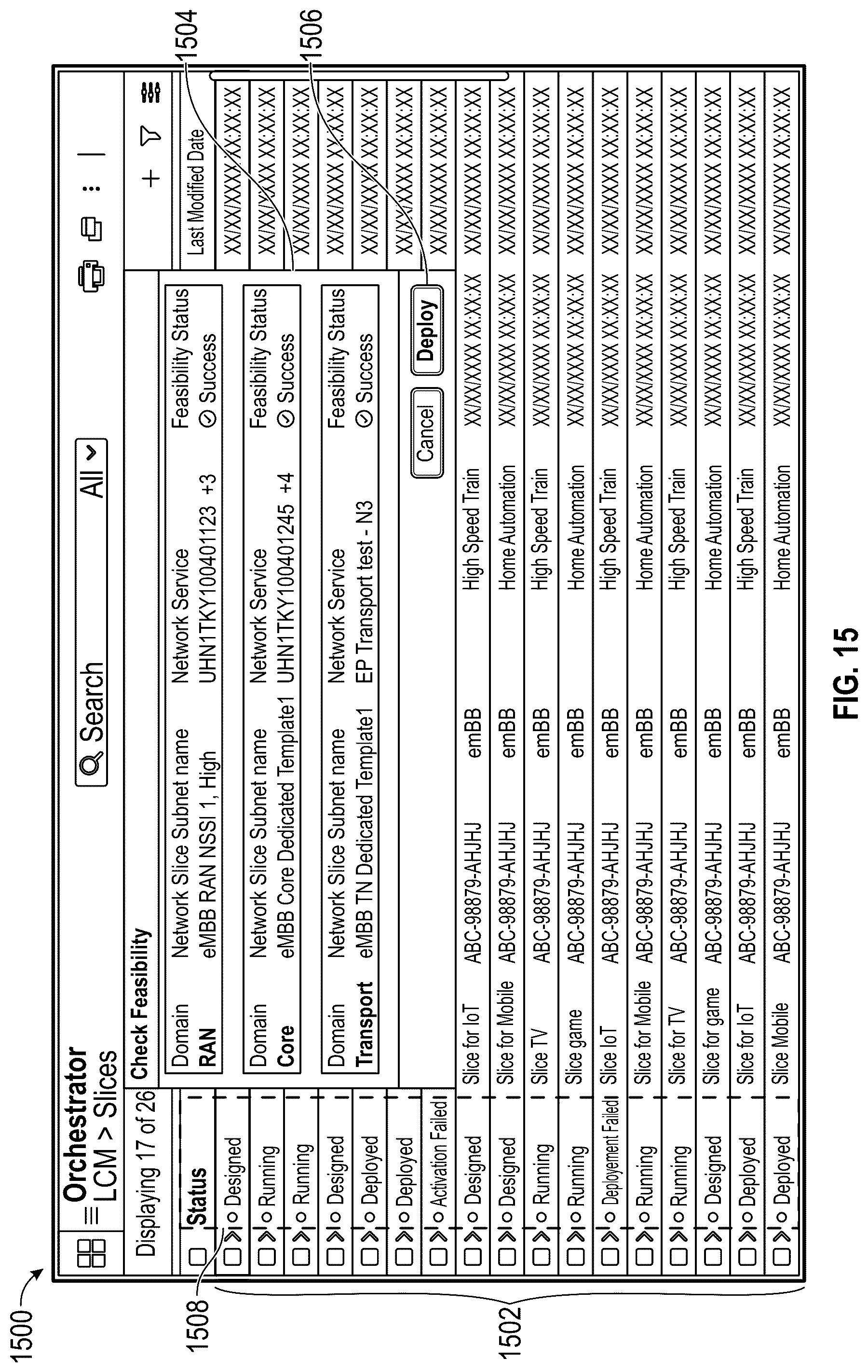 Patent US12101234 Figure 15 – System and method for design of a network slice
