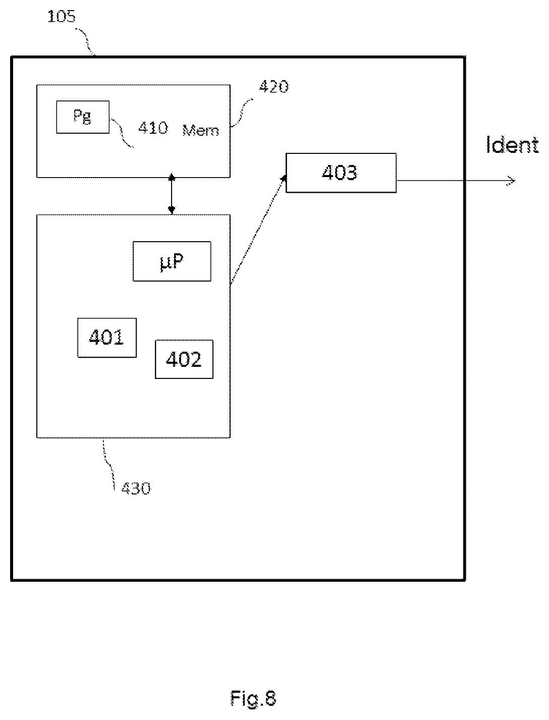 Patent US12101248 Figure 8 – Method for monitoring a data stream associated with a process within a shared network