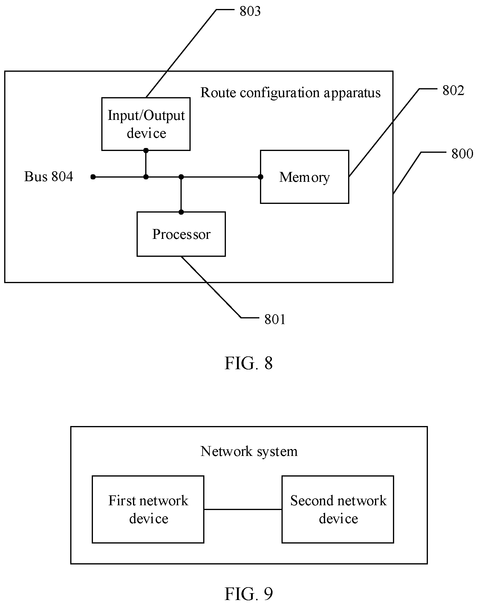 Patent US12101249 Figure 8 – Route configuration method and route configuration apparatus