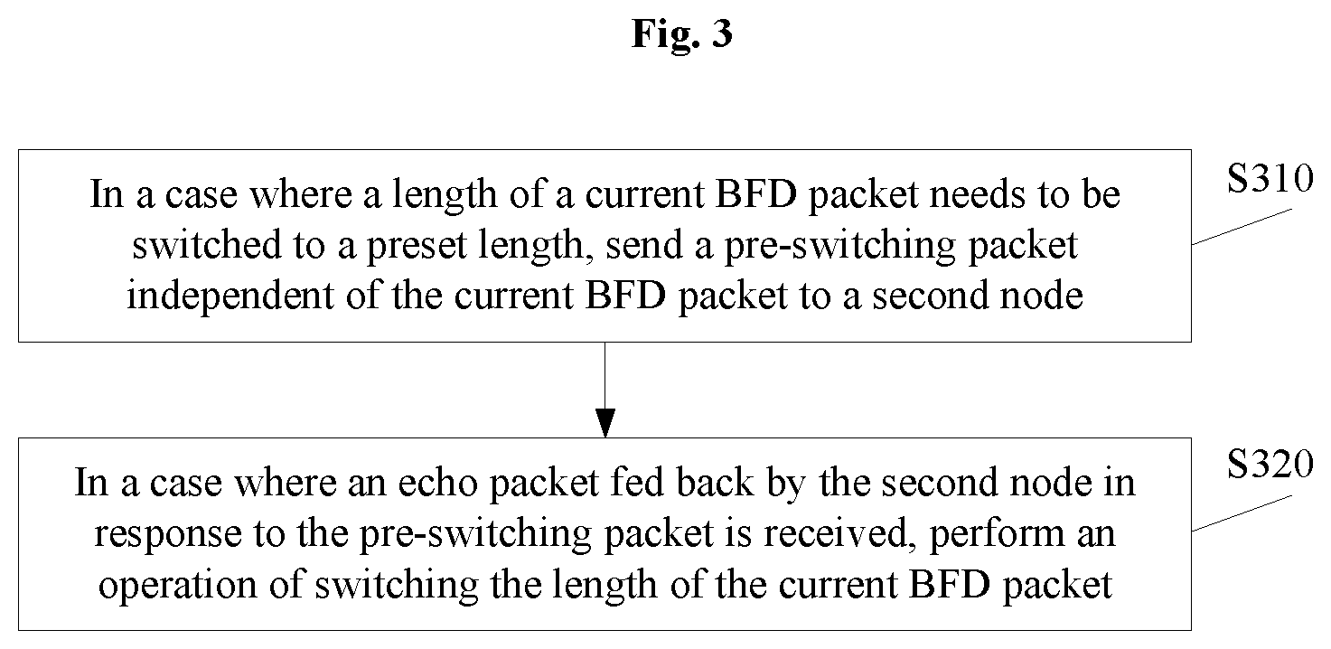 Patent US12101251 Figure 2 – Method and apparatus for switching length of bidirectional forwarding detection packet and storage medium