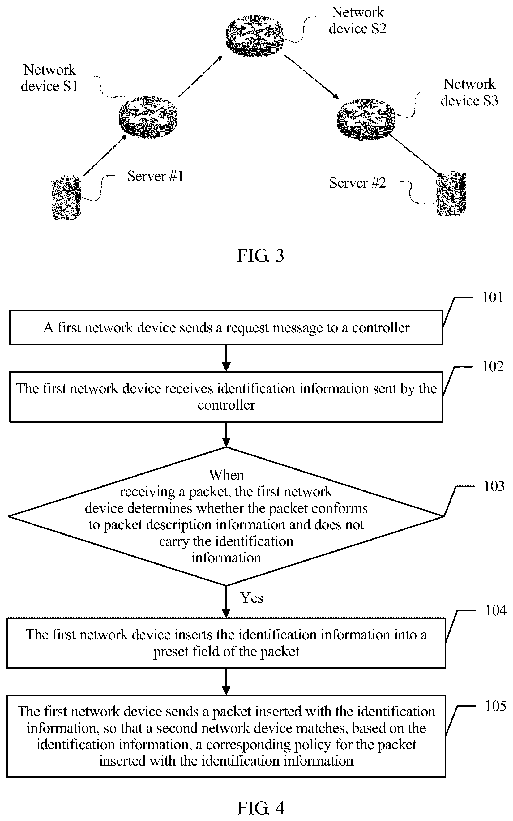 Patent US12101254 Figure 2 – Packet processing method and network device