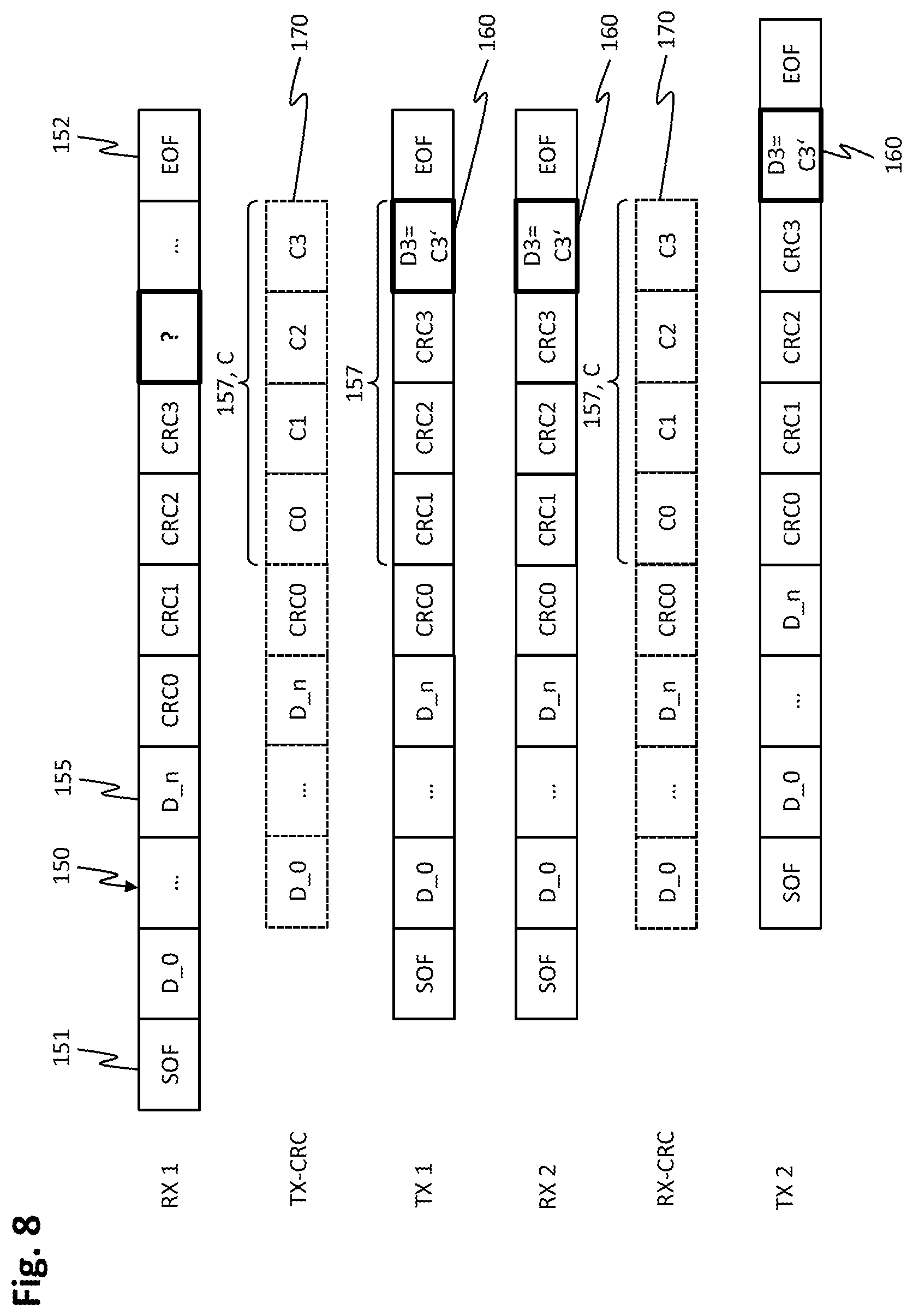 Patent US12101258 Figure 8 – Method for operating a communication network, communication network and subscriber for a communication network