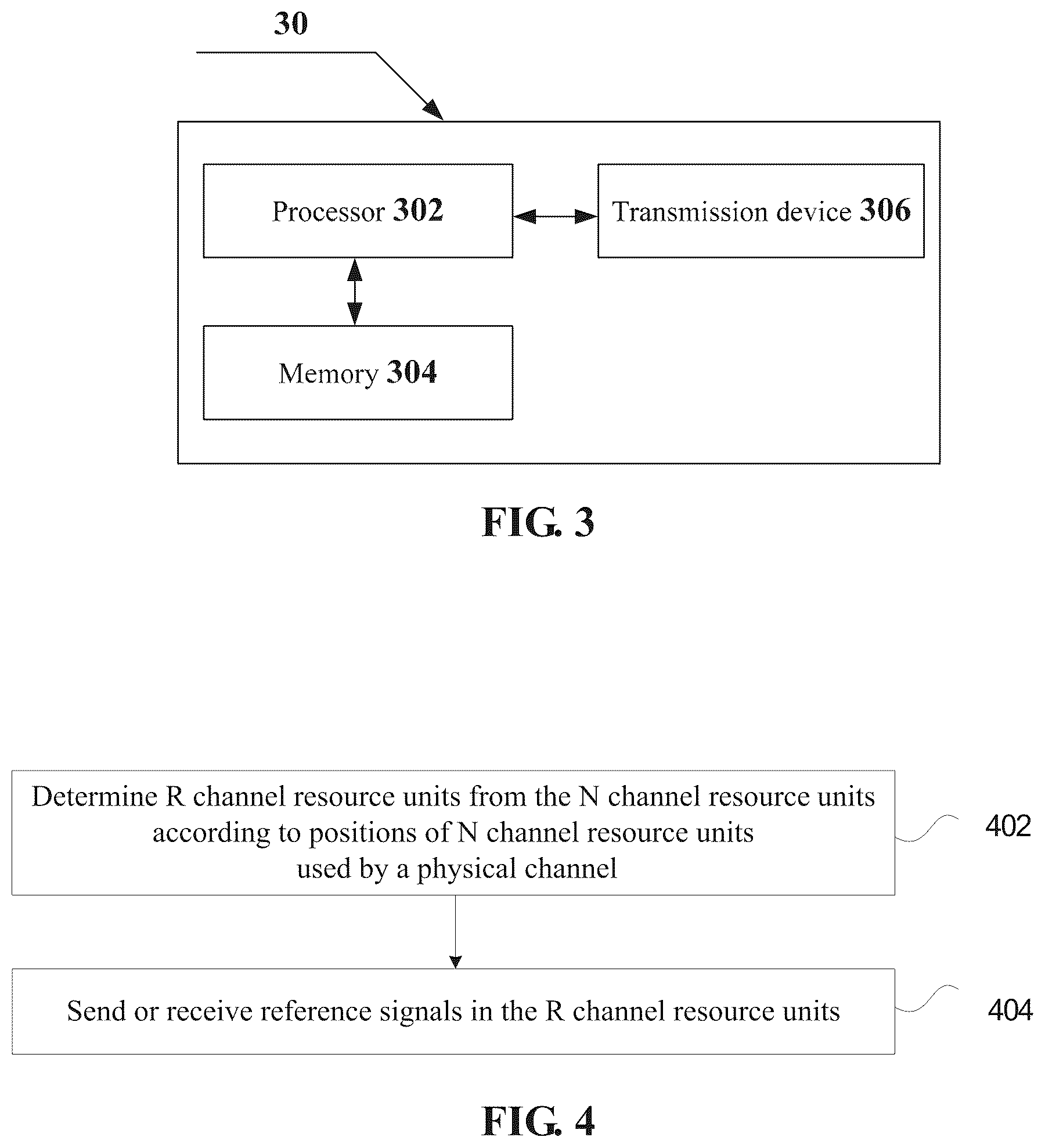 Patent US12101272 Figure 3 – Methods and devices for determining channel resources for reference signals