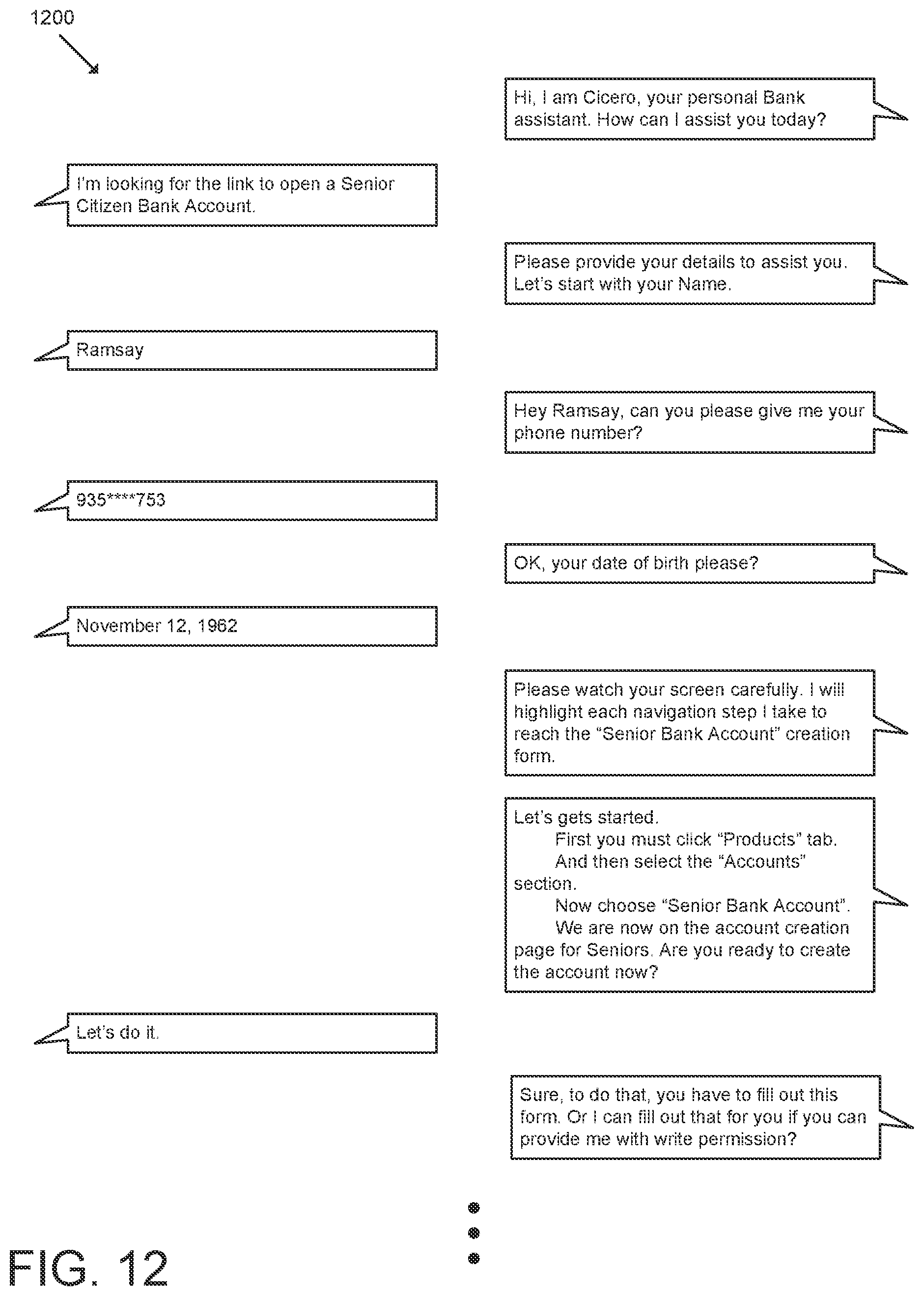 Patent US12101281 Figure 12 – Technologies for asynchronously restoring an incomplete co-browse session