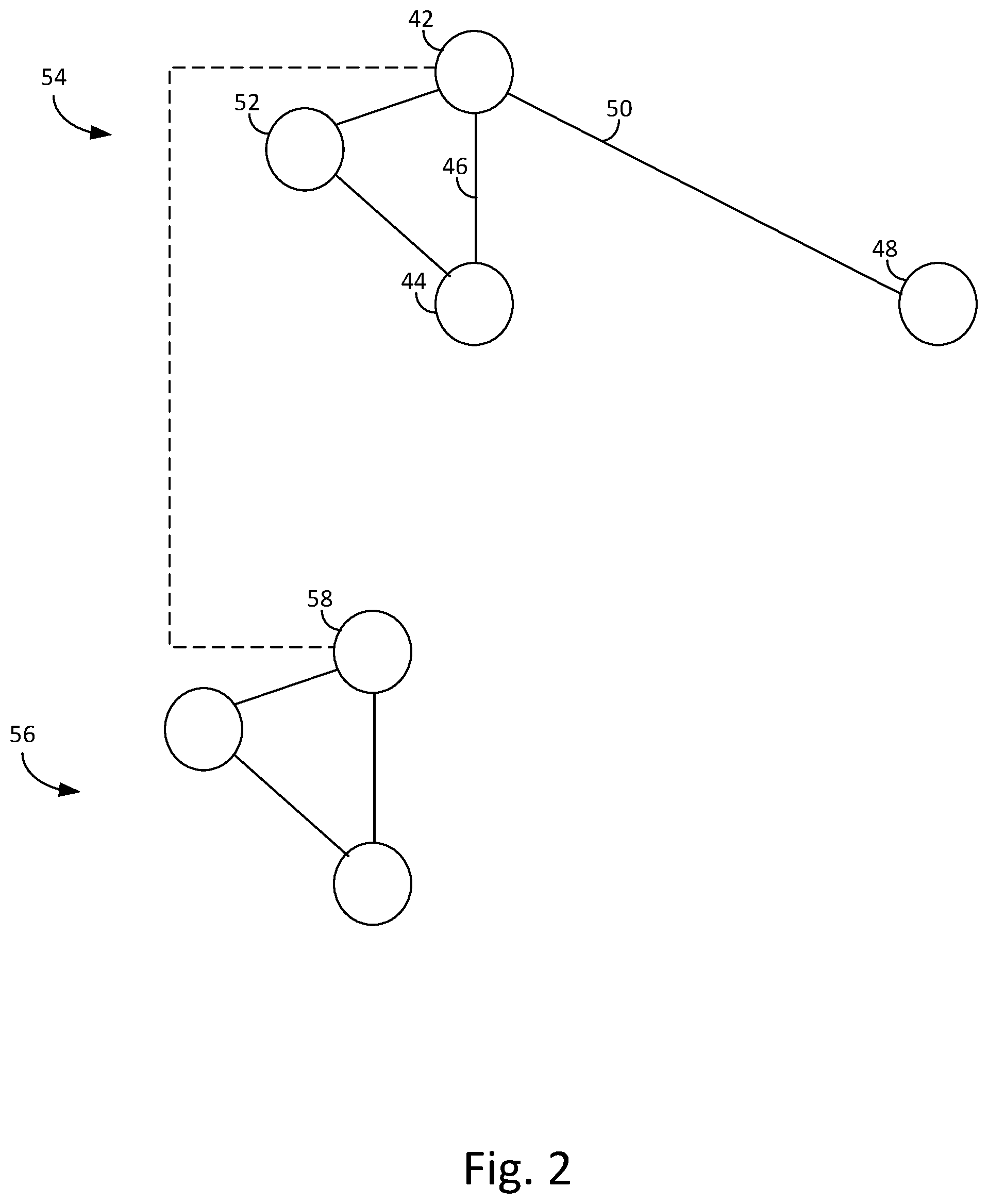 Patent US12101284 Figure 2 – Computerized system for analysis of vertices and edges of an electronic messaging system