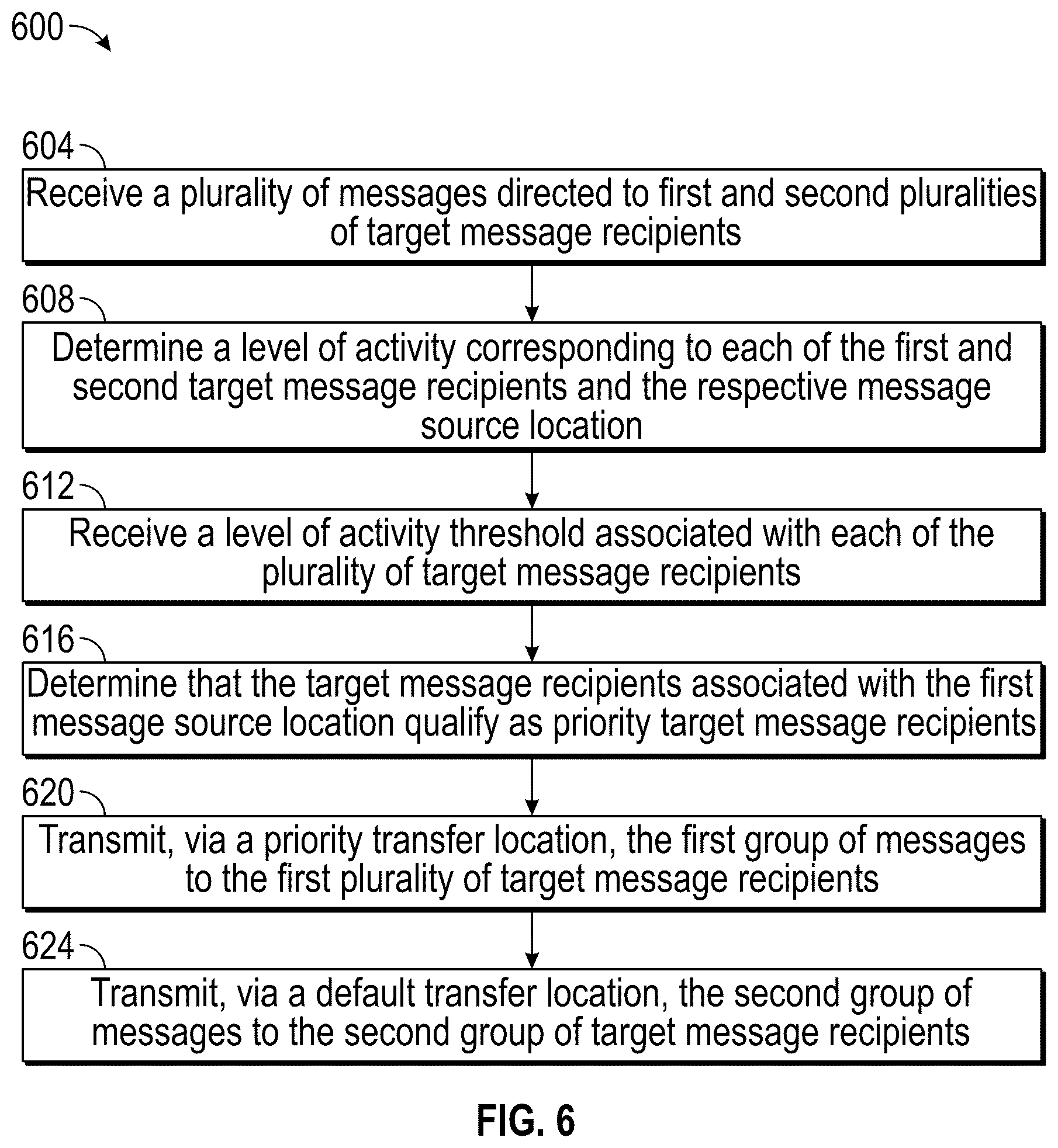 Patent US12101285 Figure 9 – System architecture for message transportation management