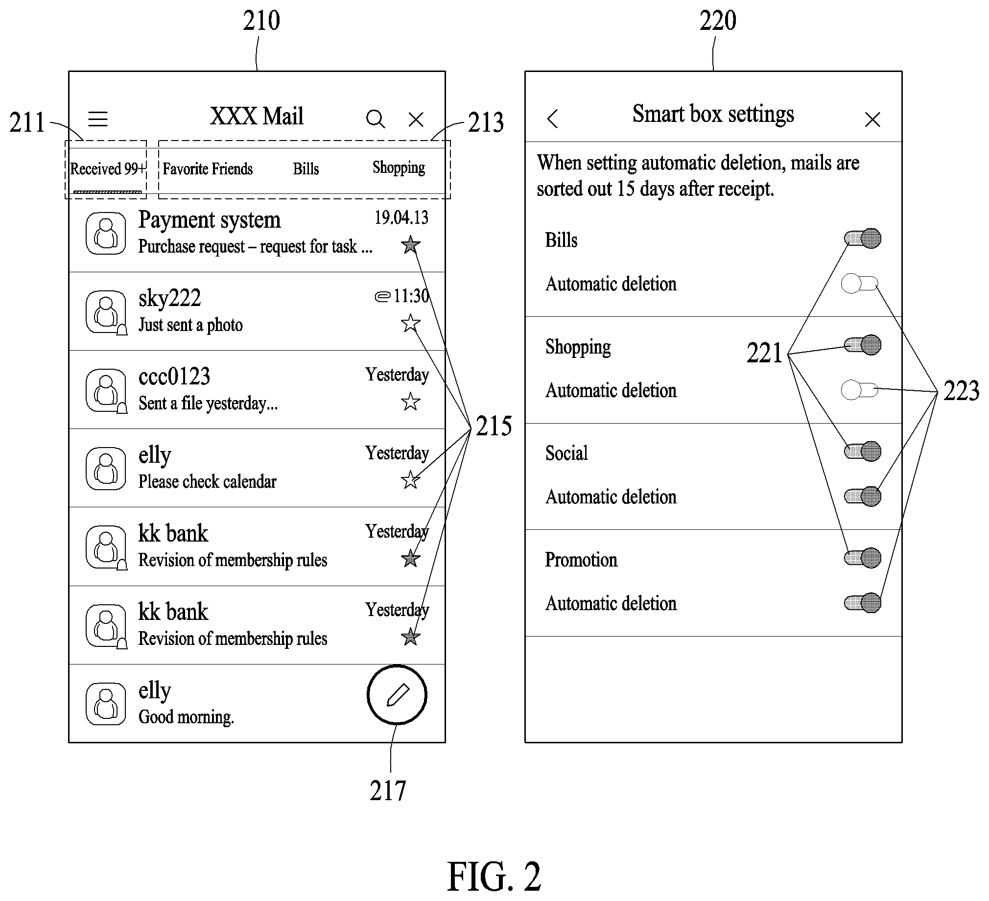 Patent US12101288 Figure 2 – Method and apparatus for providing email service