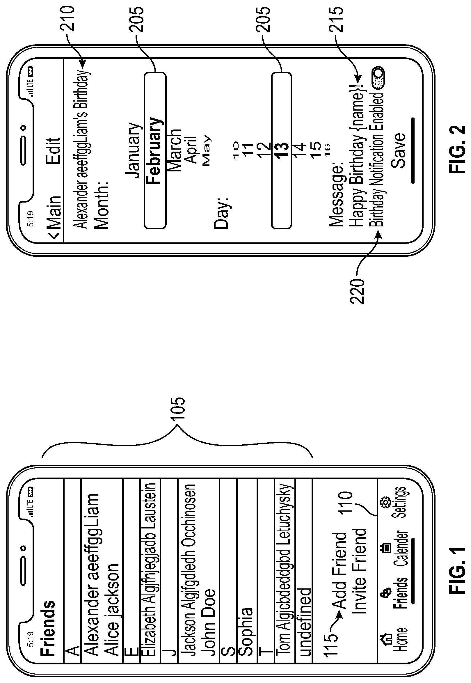 Patent US12101289 Figure 1 – Systems and method for creating event profiles, sending notifications to remind of events, and enabling sending related messages