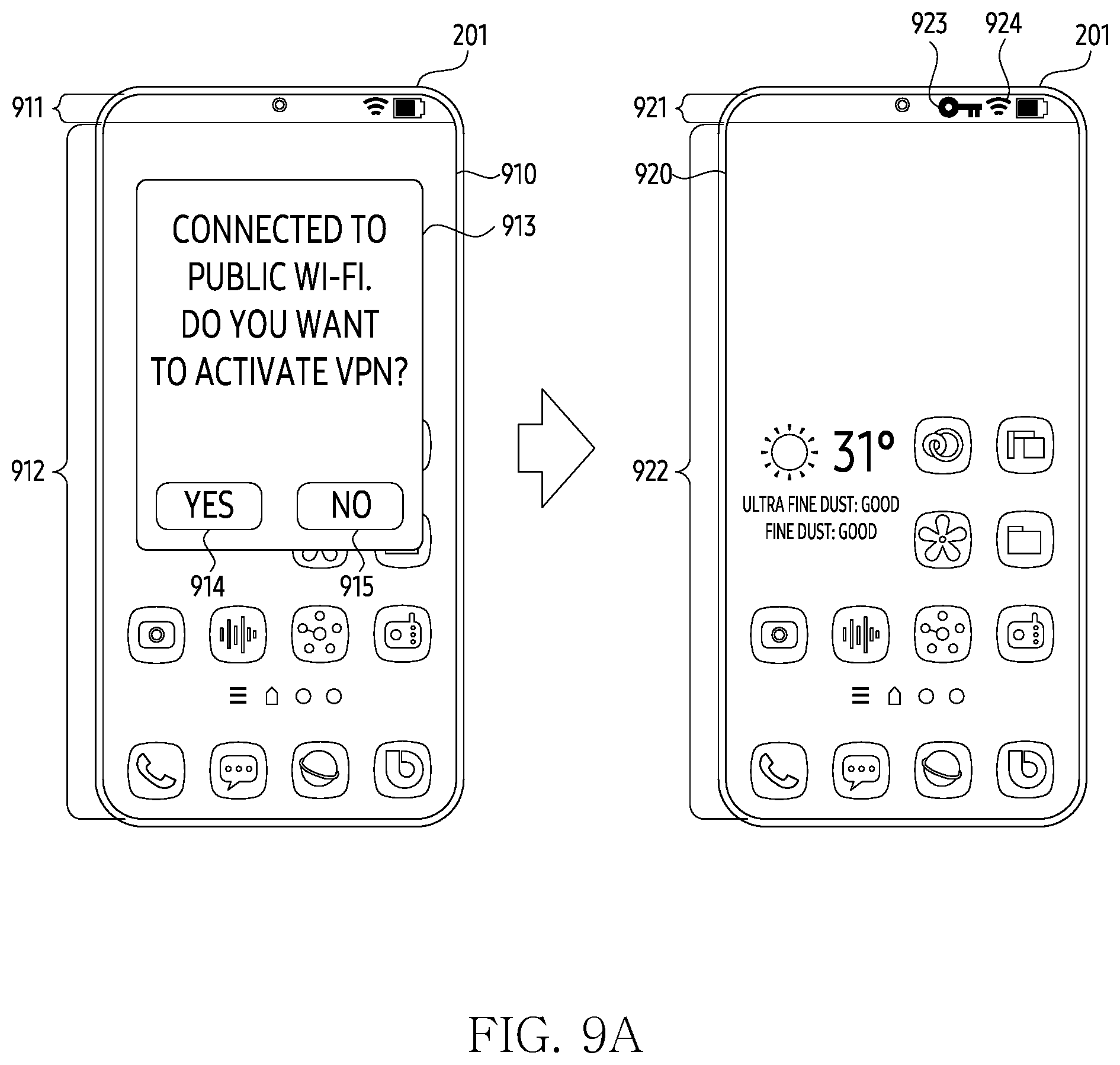Patent US12101298 Figure 12 – Electronic device, method, and computer readable storage medium for communicating through virtual private network