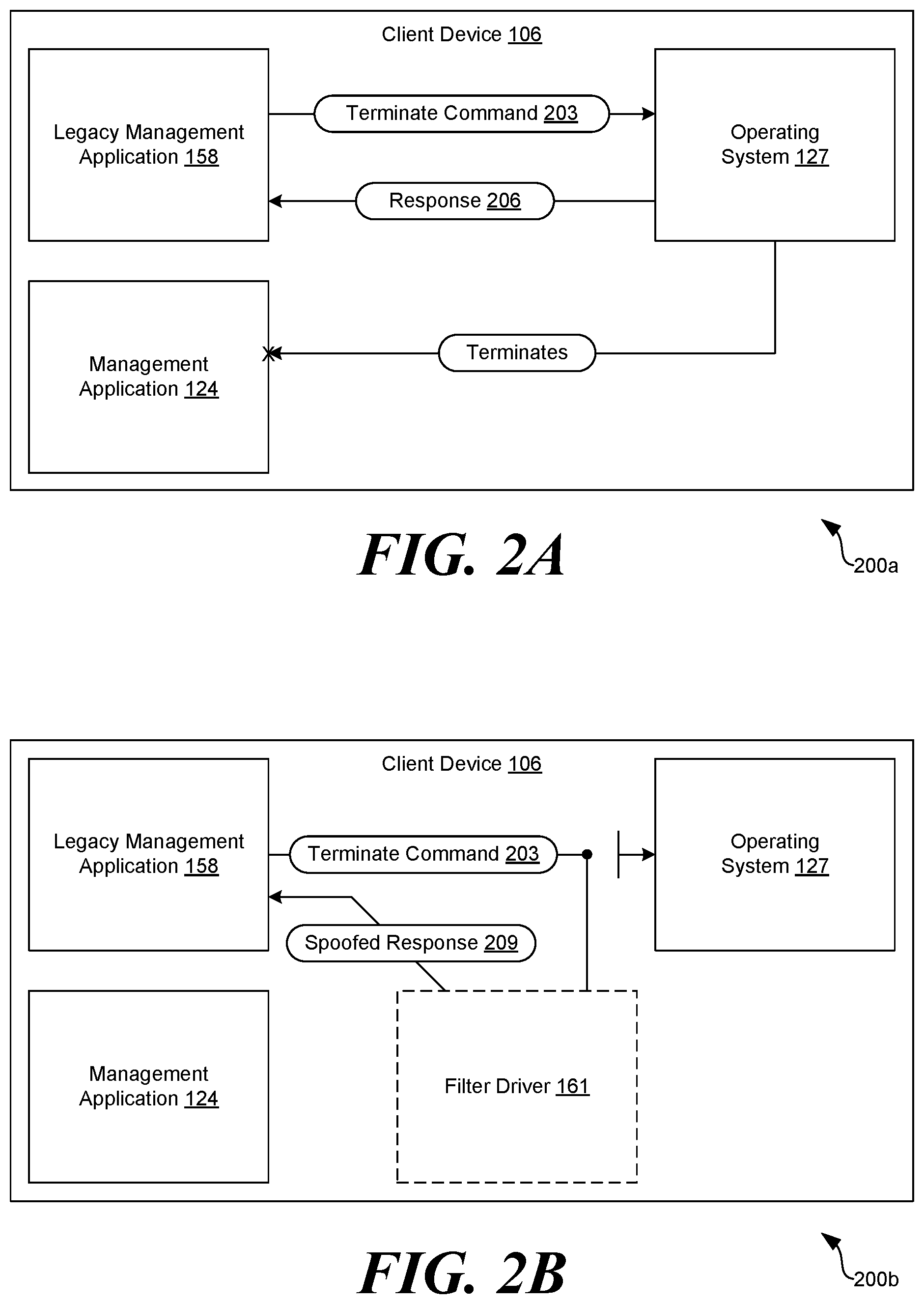 Patent US12101305 Figure 2 – Co-existence of management applications and multiple user device management