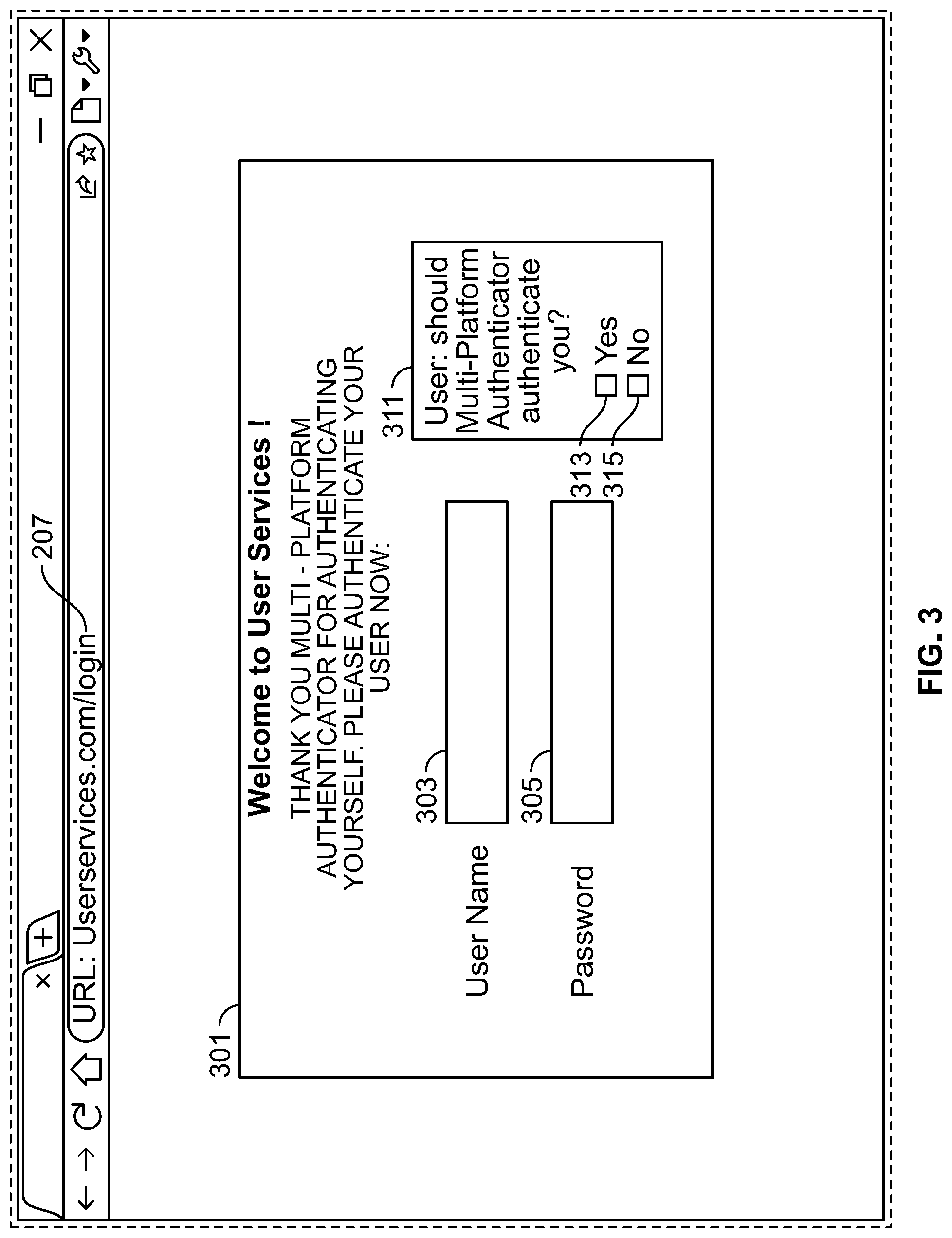 Patent US12101313 Figure 3 – Multi-platform authentication