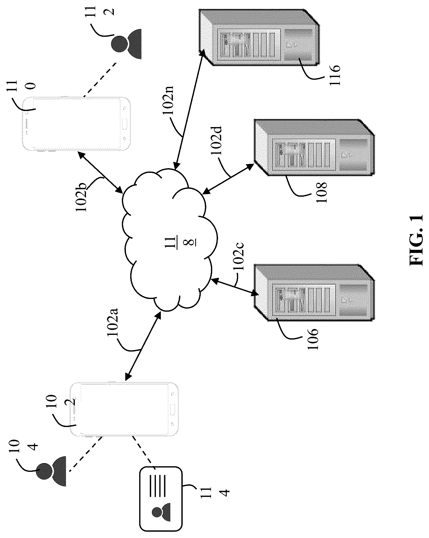 Patent US12101317 — Computer-implemented user identity verification method — Figure 1