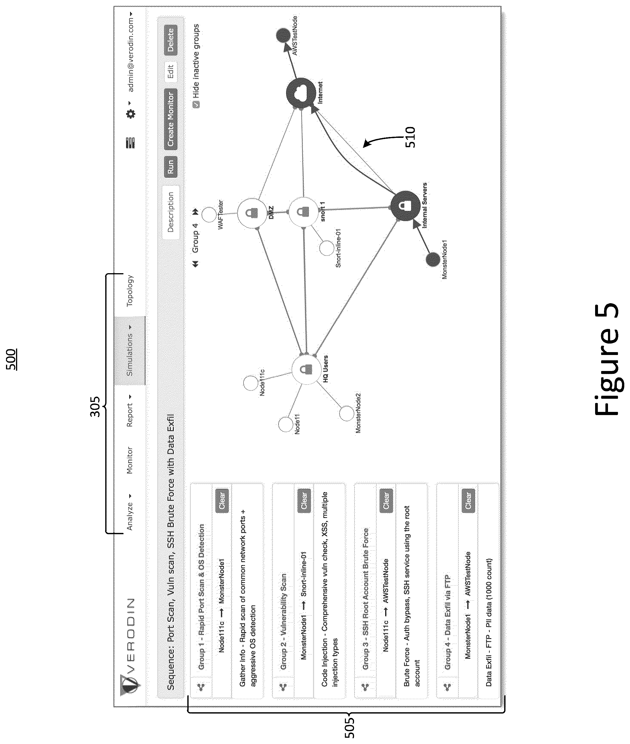 Patent US12101347 Figure 7 – Systems and methods for attack simulation on a production network