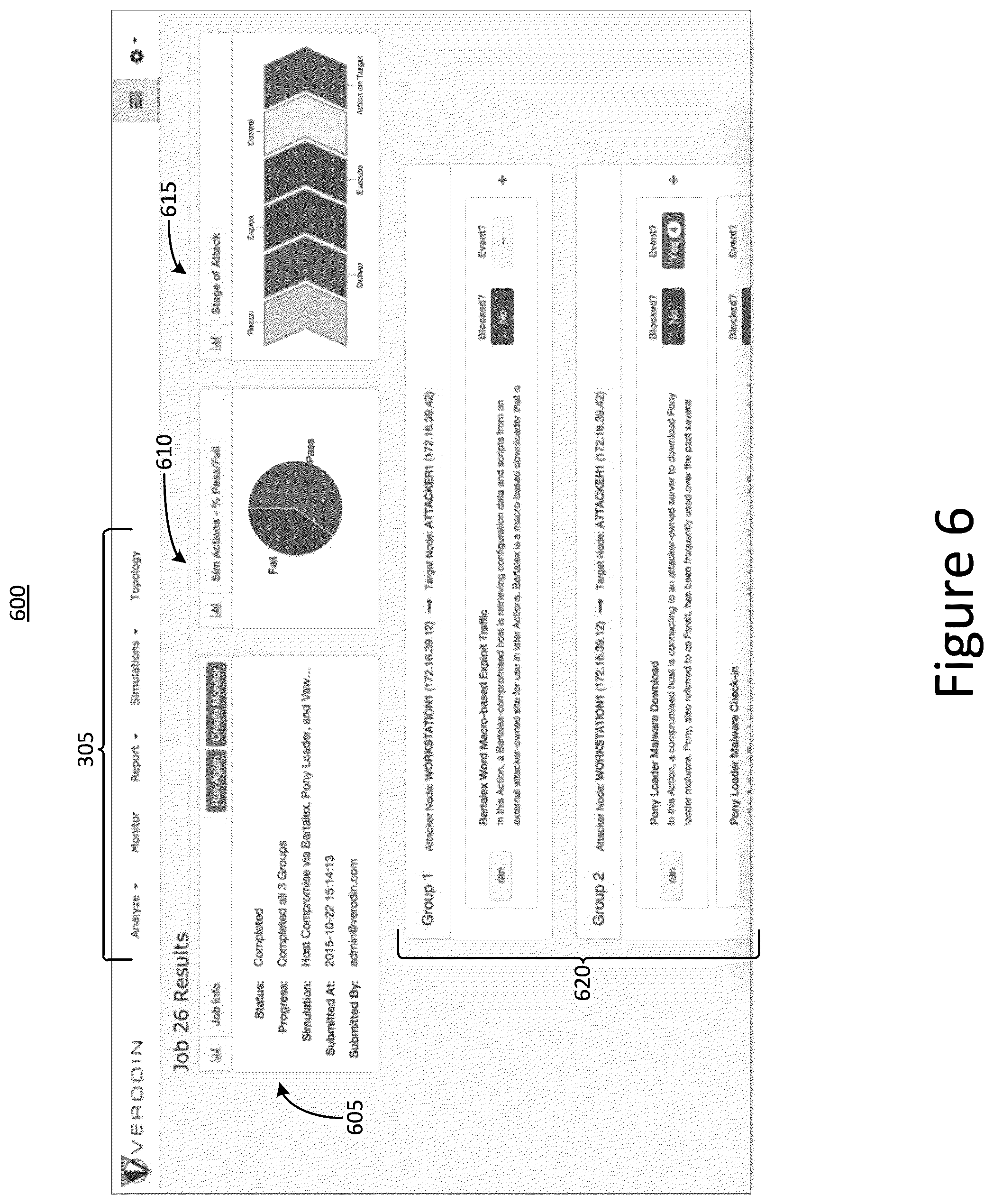 Patent US12101347 Figure 8 – Systems and methods for attack simulation on a production network