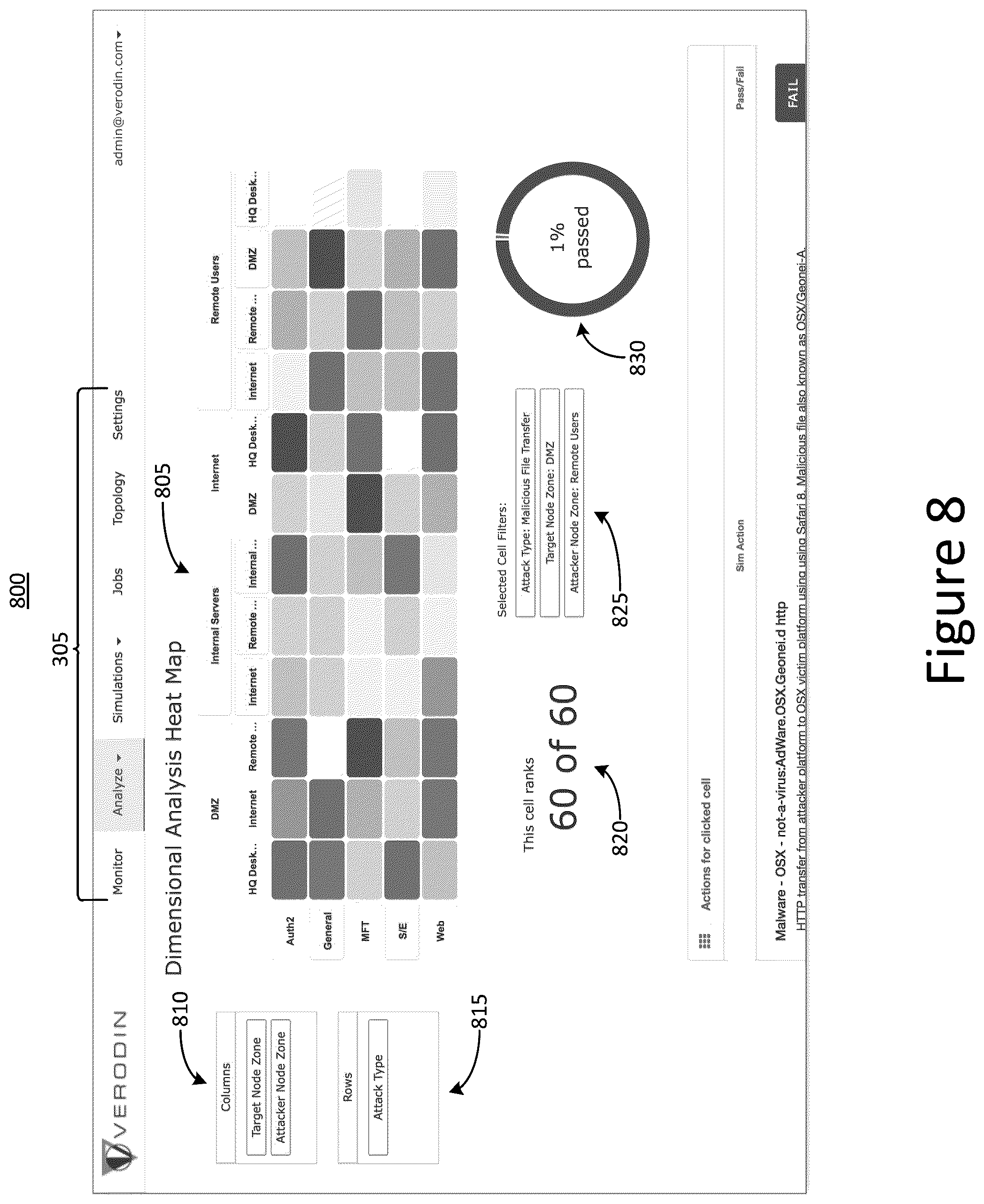 Patent US12101347 Figure 10 – Systems and methods for attack simulation on a production network