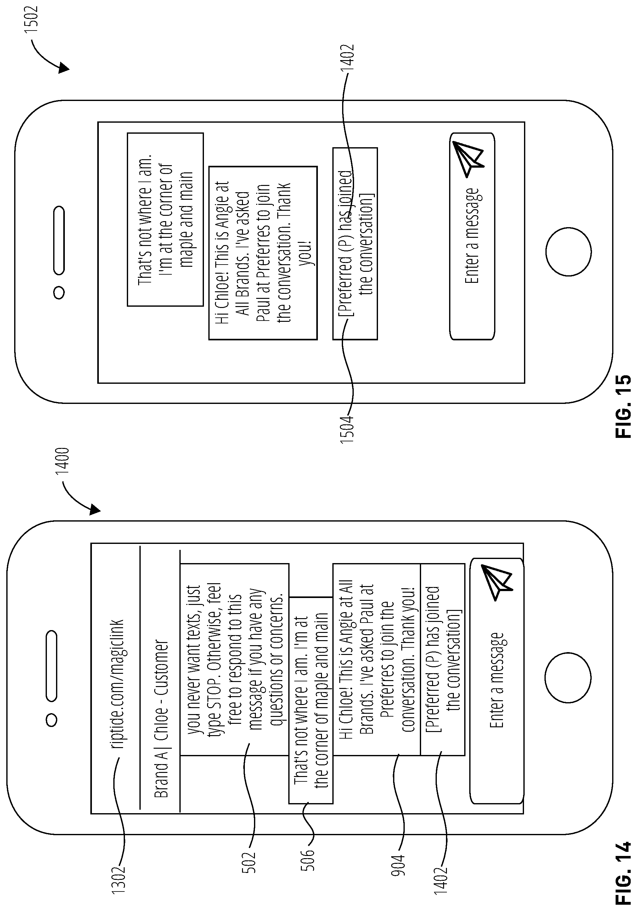 Patent US12101362 Figure 13 – Dynamic provisioning for multiparty conversations across service delivery networks on a single communication channel