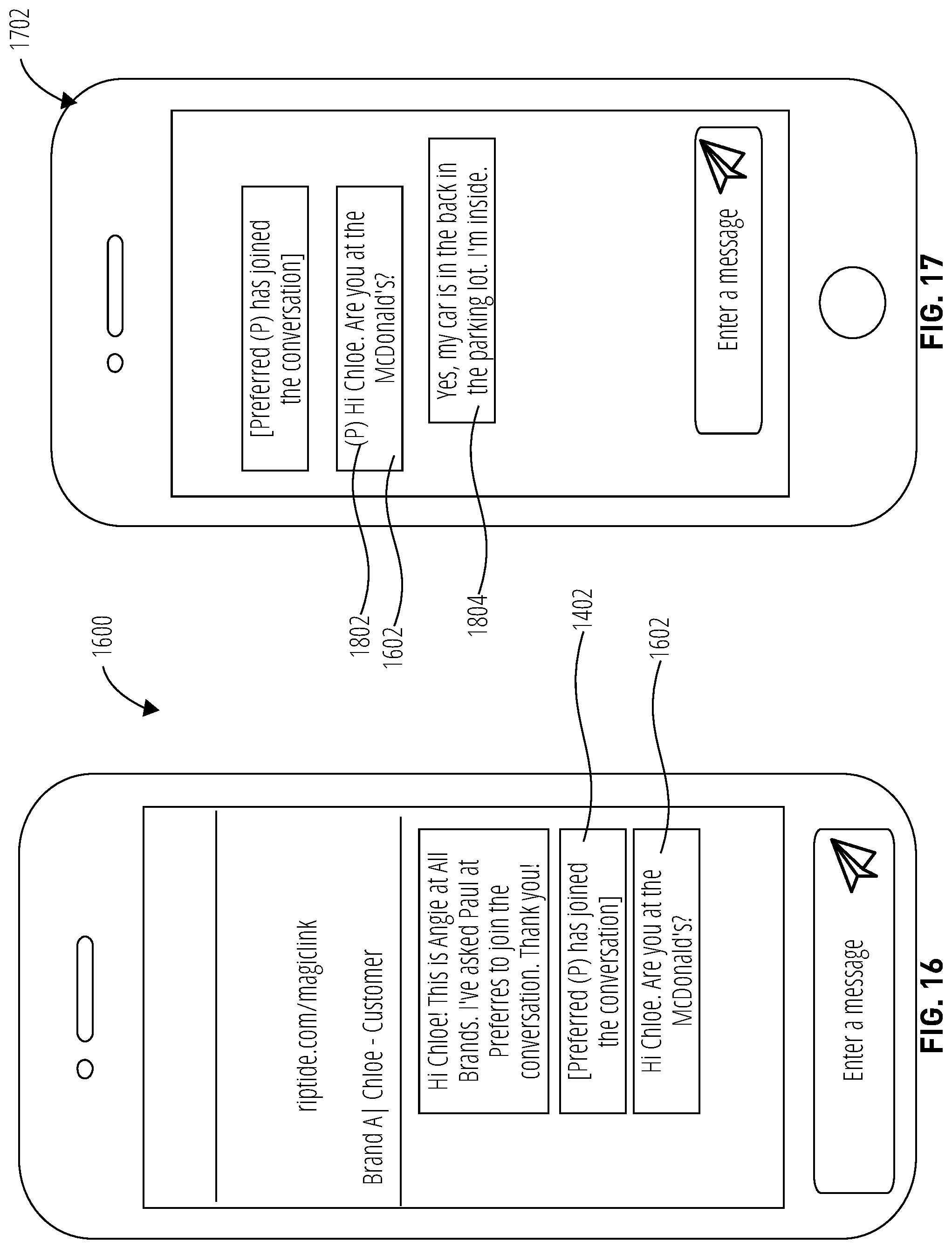Patent US12101362 Figure 14 – Dynamic provisioning for multiparty conversations across service delivery networks on a single communication channel