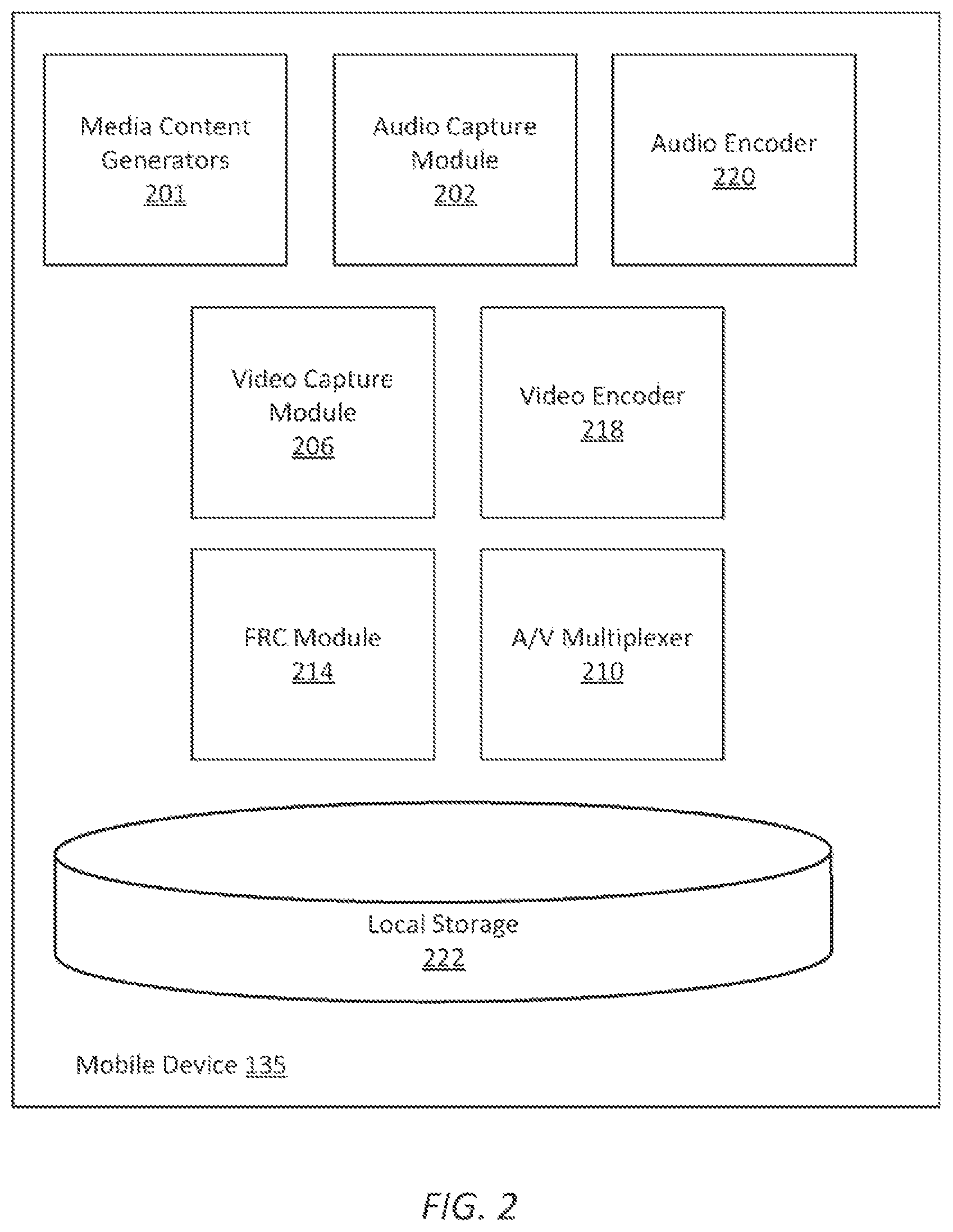Patent US12101368 Figure 2 – Capture, recording, and streaming of media content
