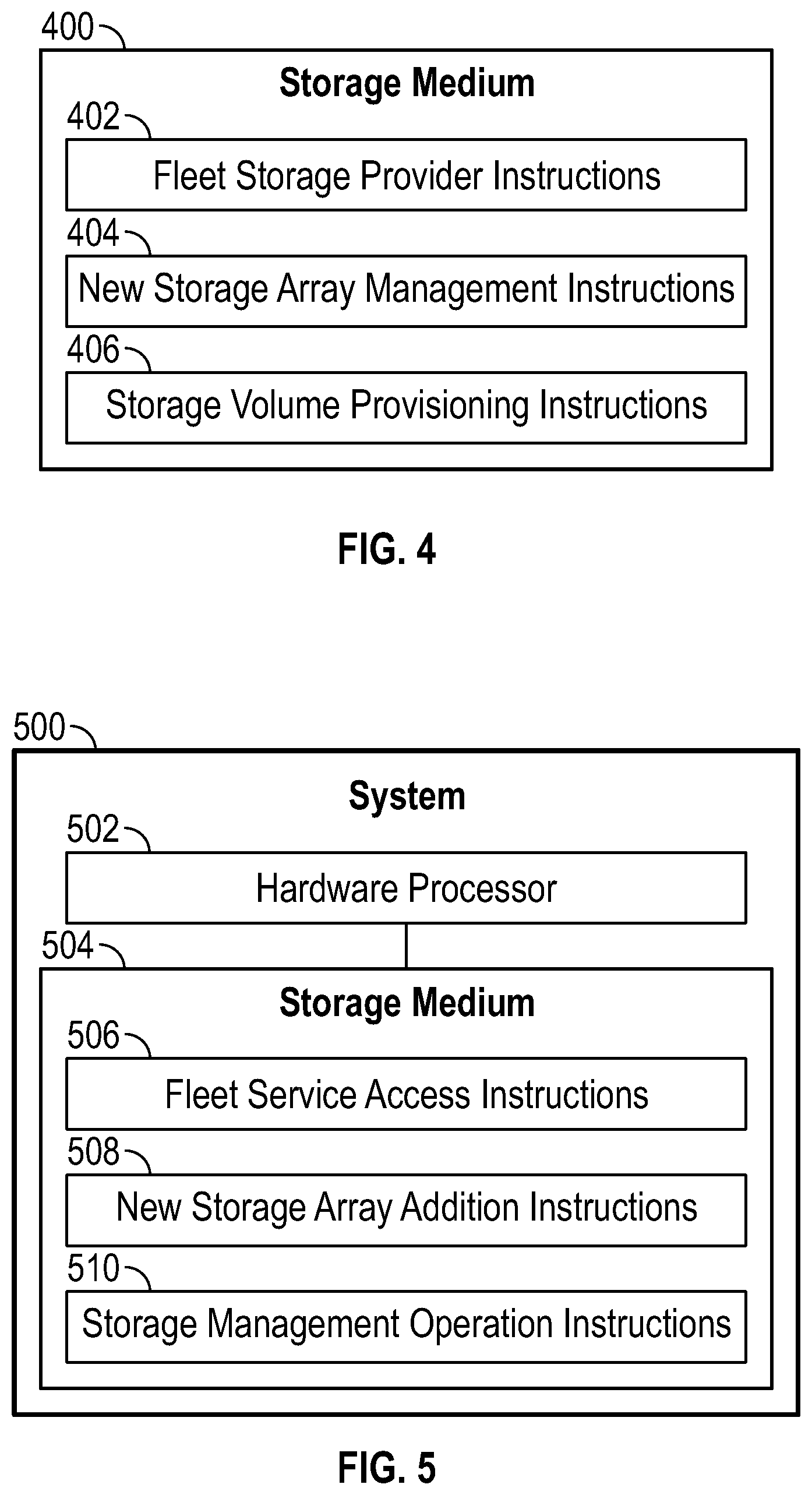 Patent US12101378 Figure 5 – Storage array fleet management