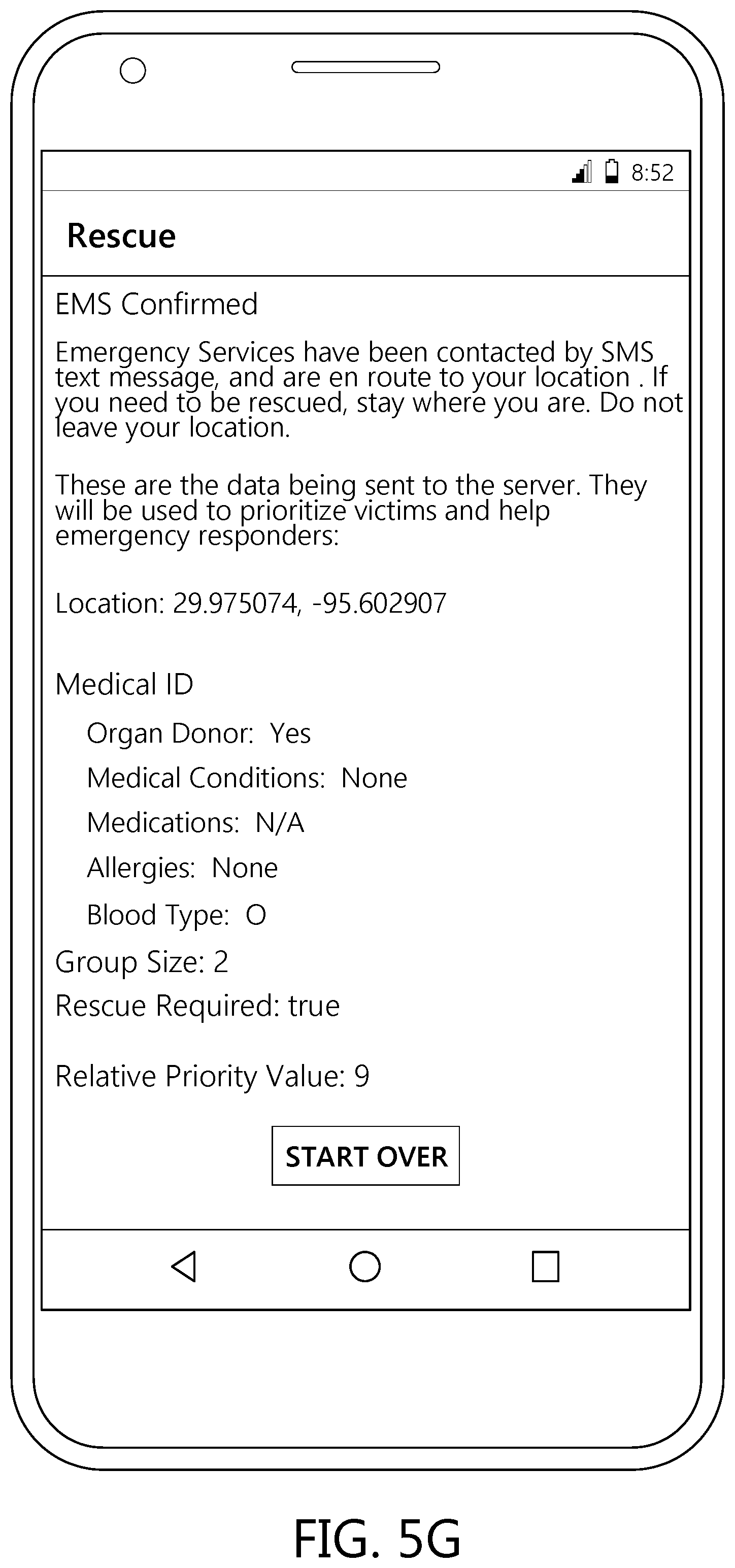 Patent US12101387 Figure 18 – Emergency response system