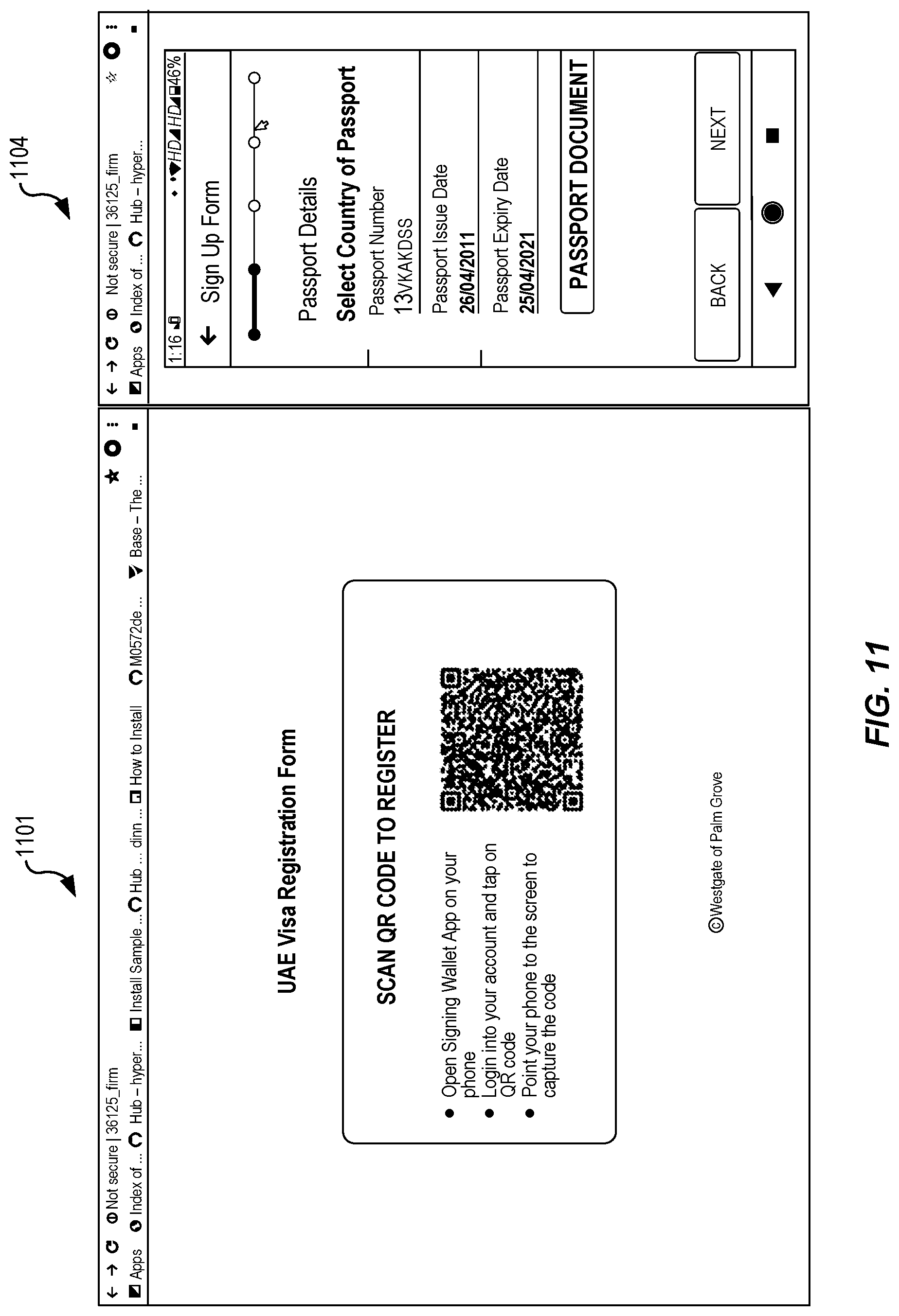 Patent US12101399 Figure 11 – Secure storage techniques utilizing consortium distributed ledgers