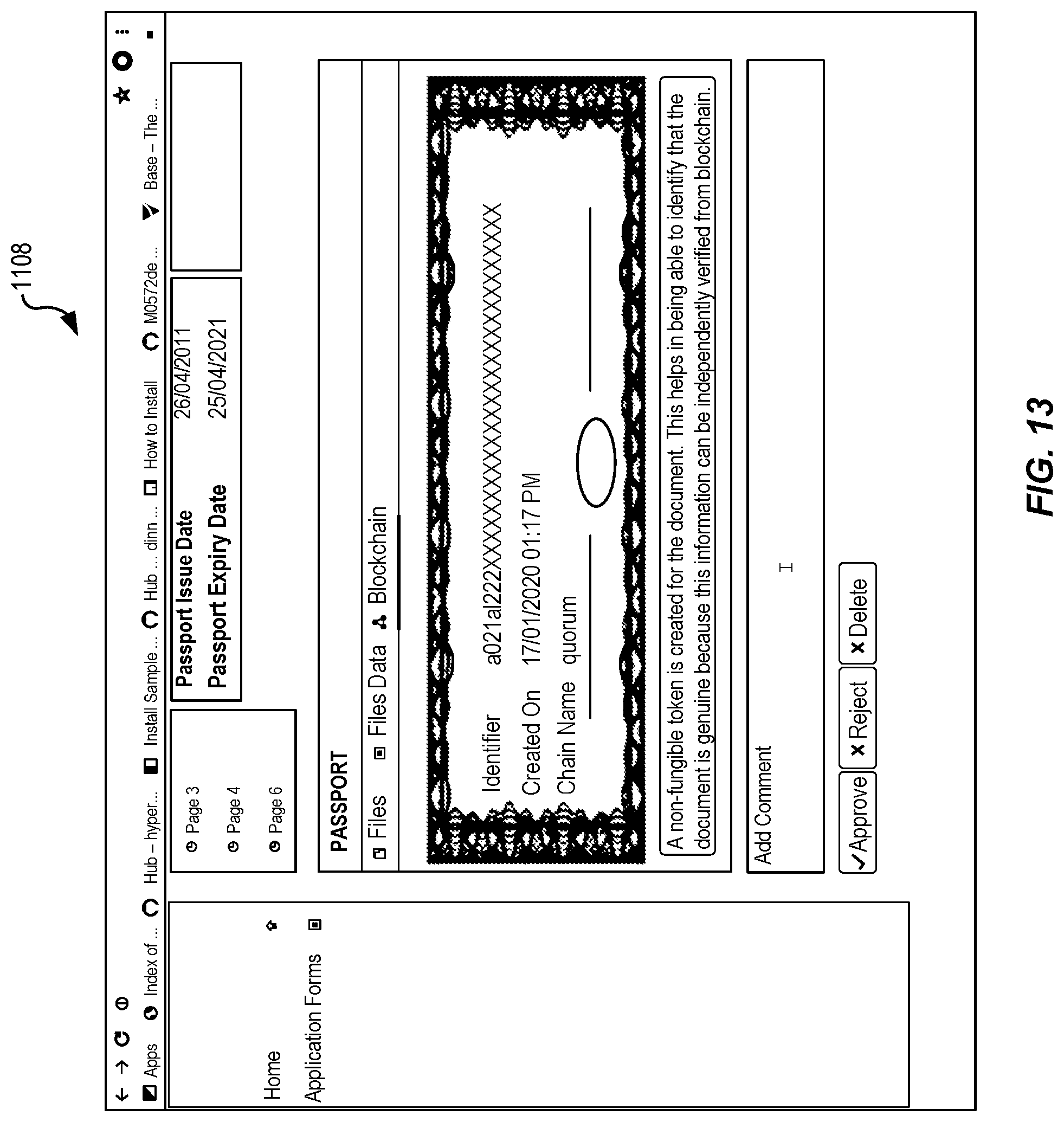 Patent US12101399 Figure 13 – Secure storage techniques utilizing consortium distributed ledgers