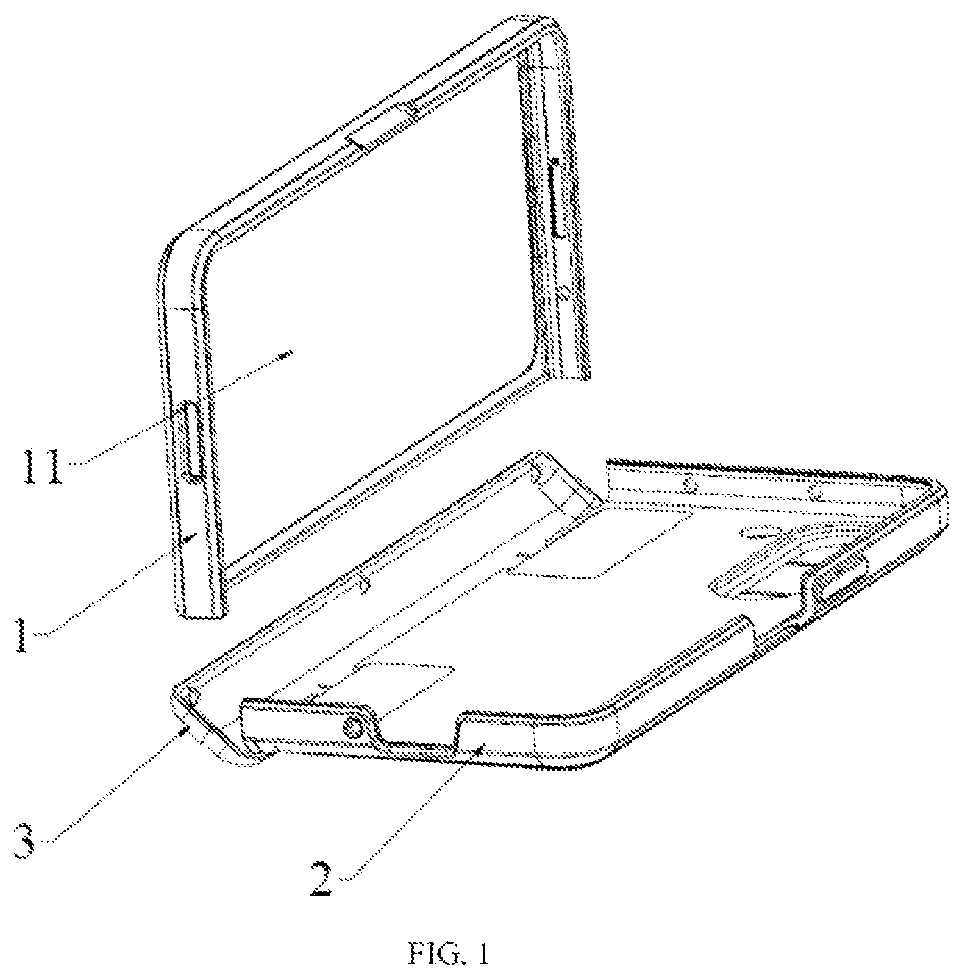 Patent US12101421 Figure 1 – Electronic-device protective shell