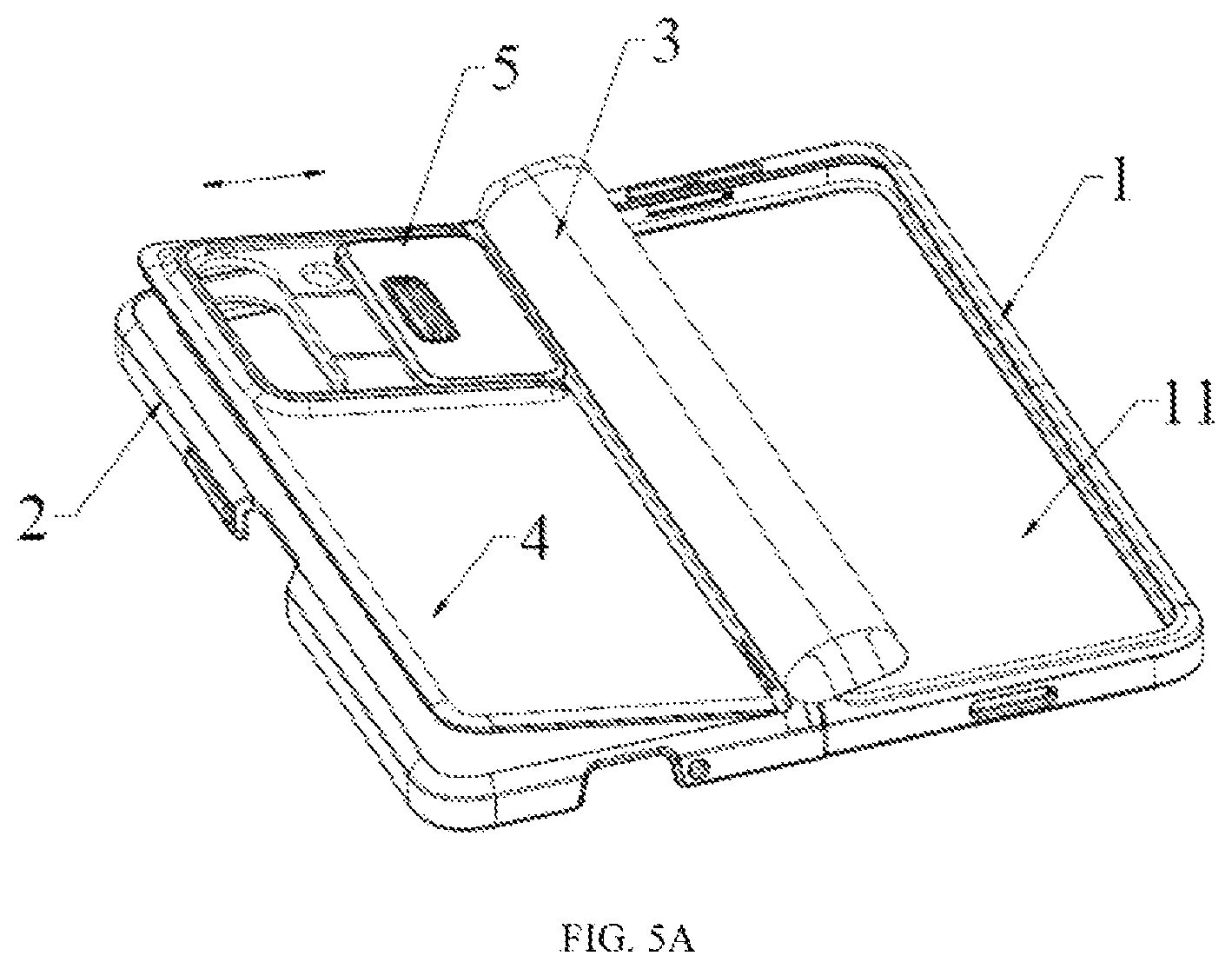 Patent US12101421 Figure 5 – Electronic-device protective shell