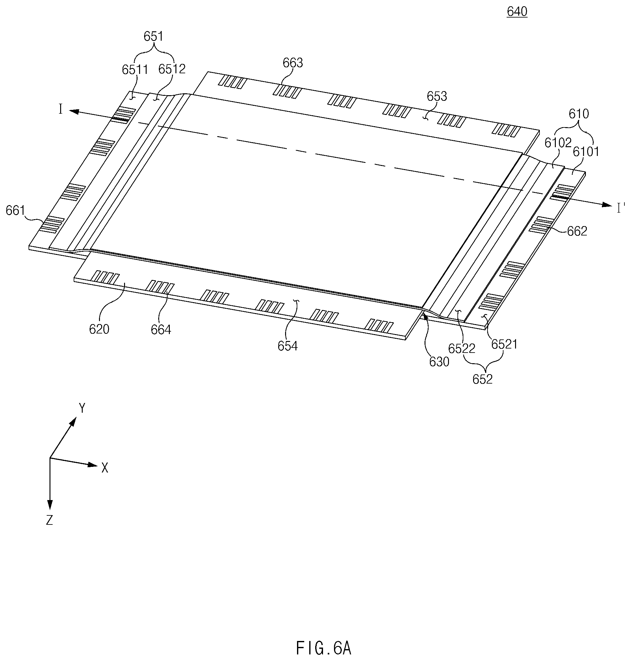 Patent US12101422 Figure 7 – Electronic device including sensor panel