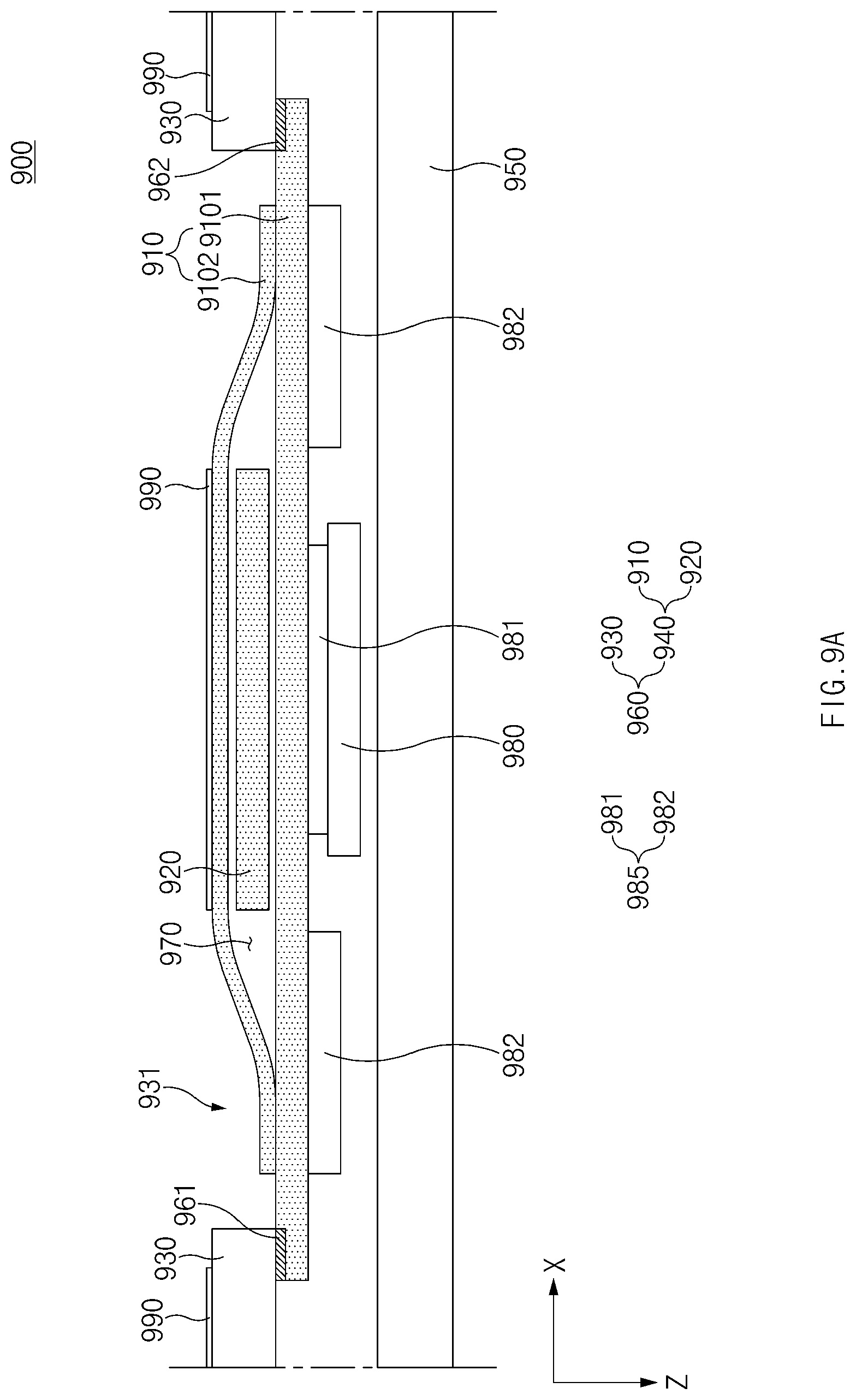 Patent US12101422 Figure 12 – Electronic device including sensor panel