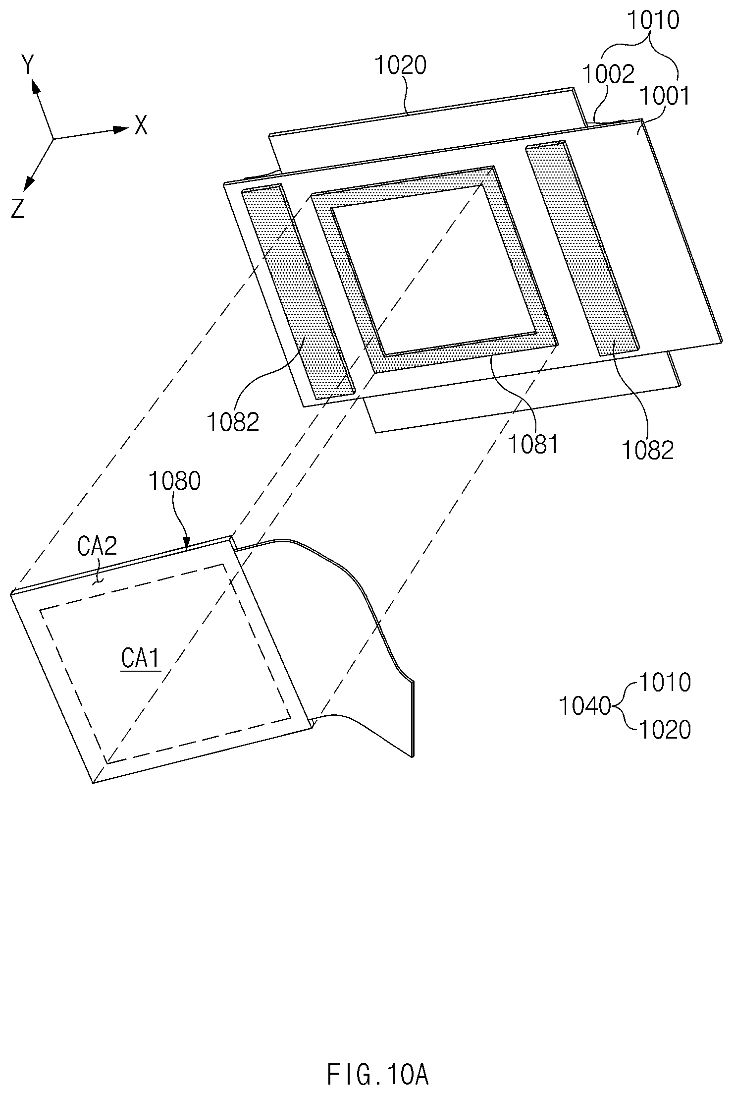 Patent US12101422 Figure 14 – Electronic device including sensor panel