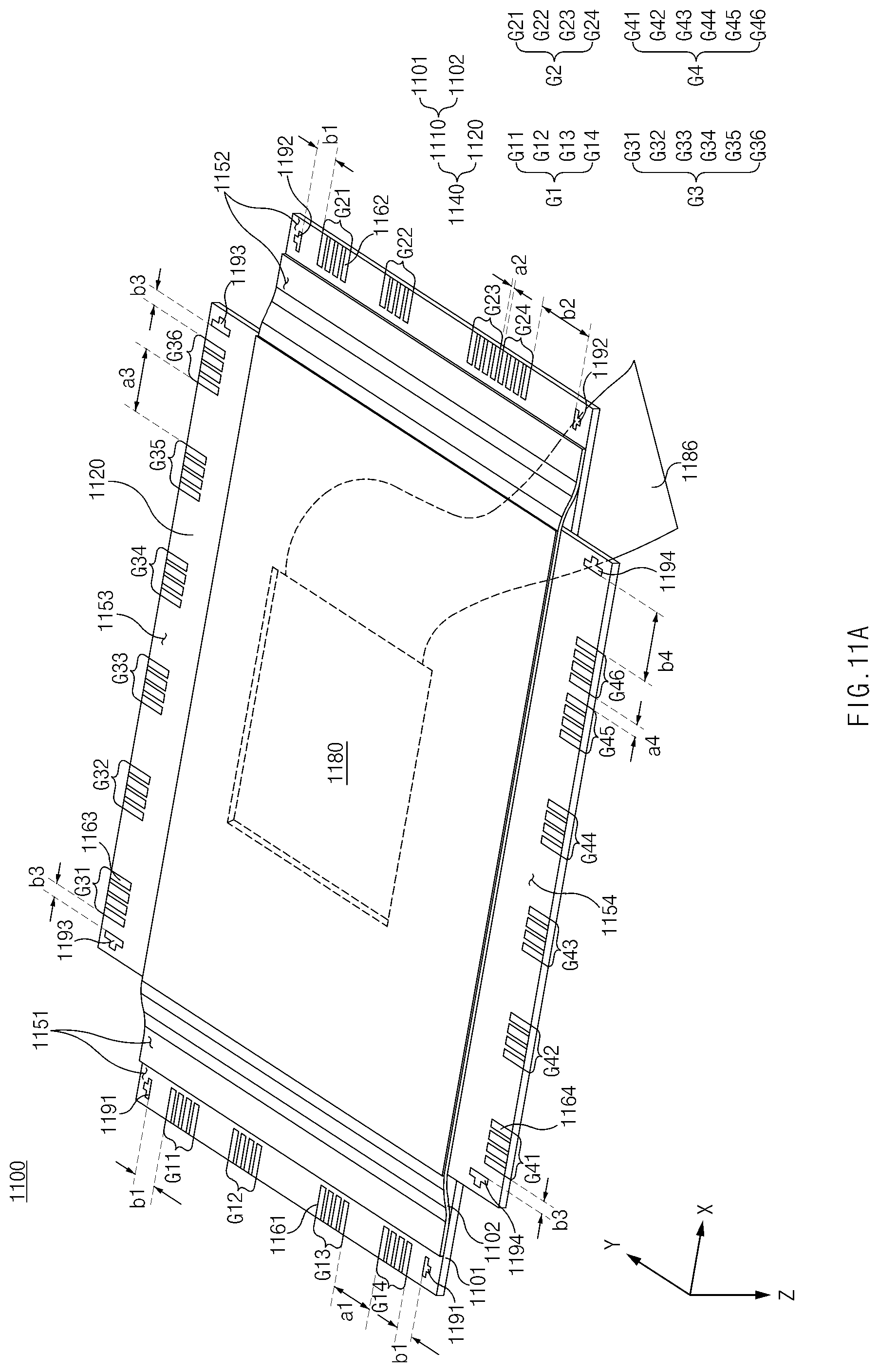 Patent US12101422 Figure 16 – Electronic device including sensor panel