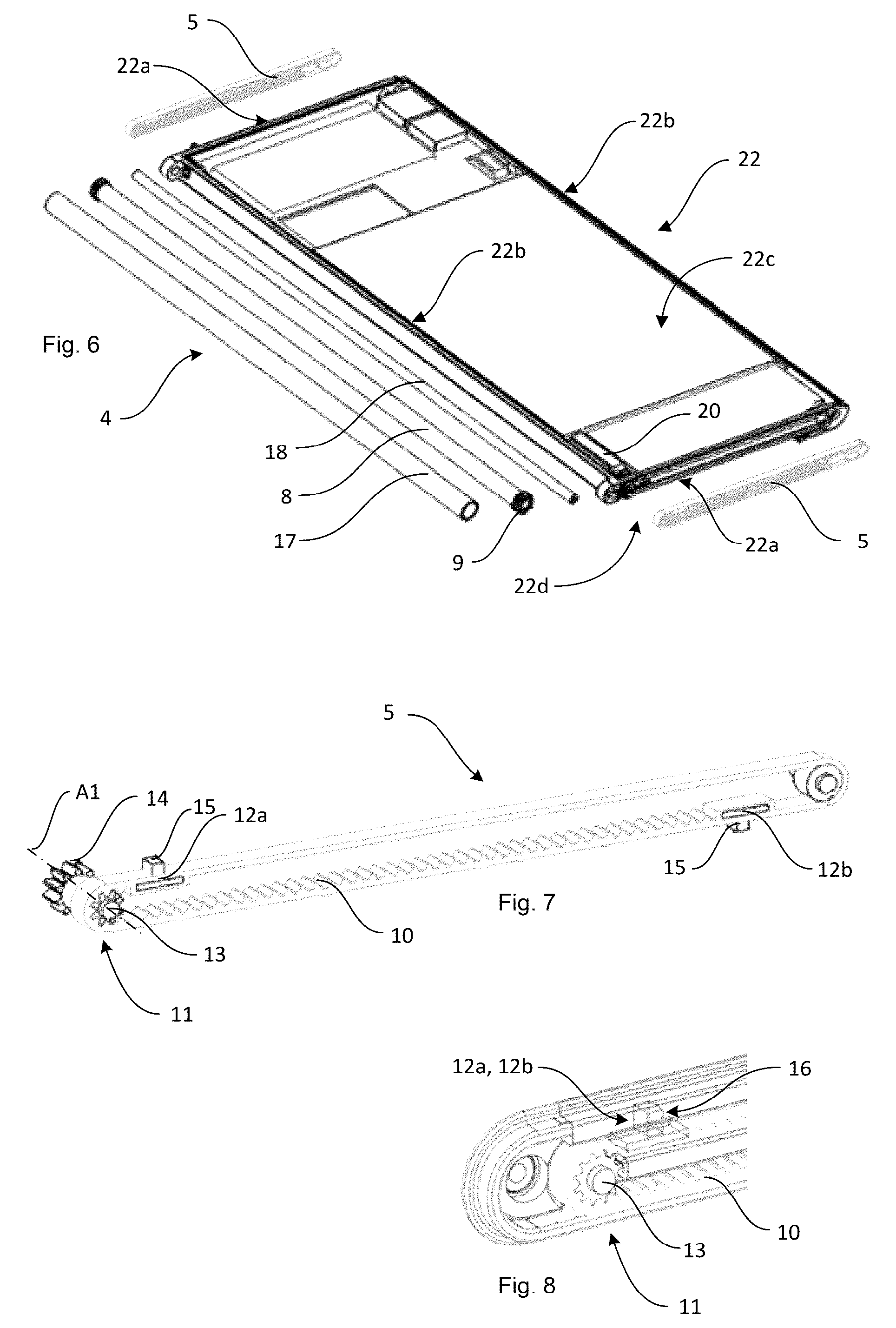 Patent US12101423 Figure 3 – Rolling display arrangement for electronic device