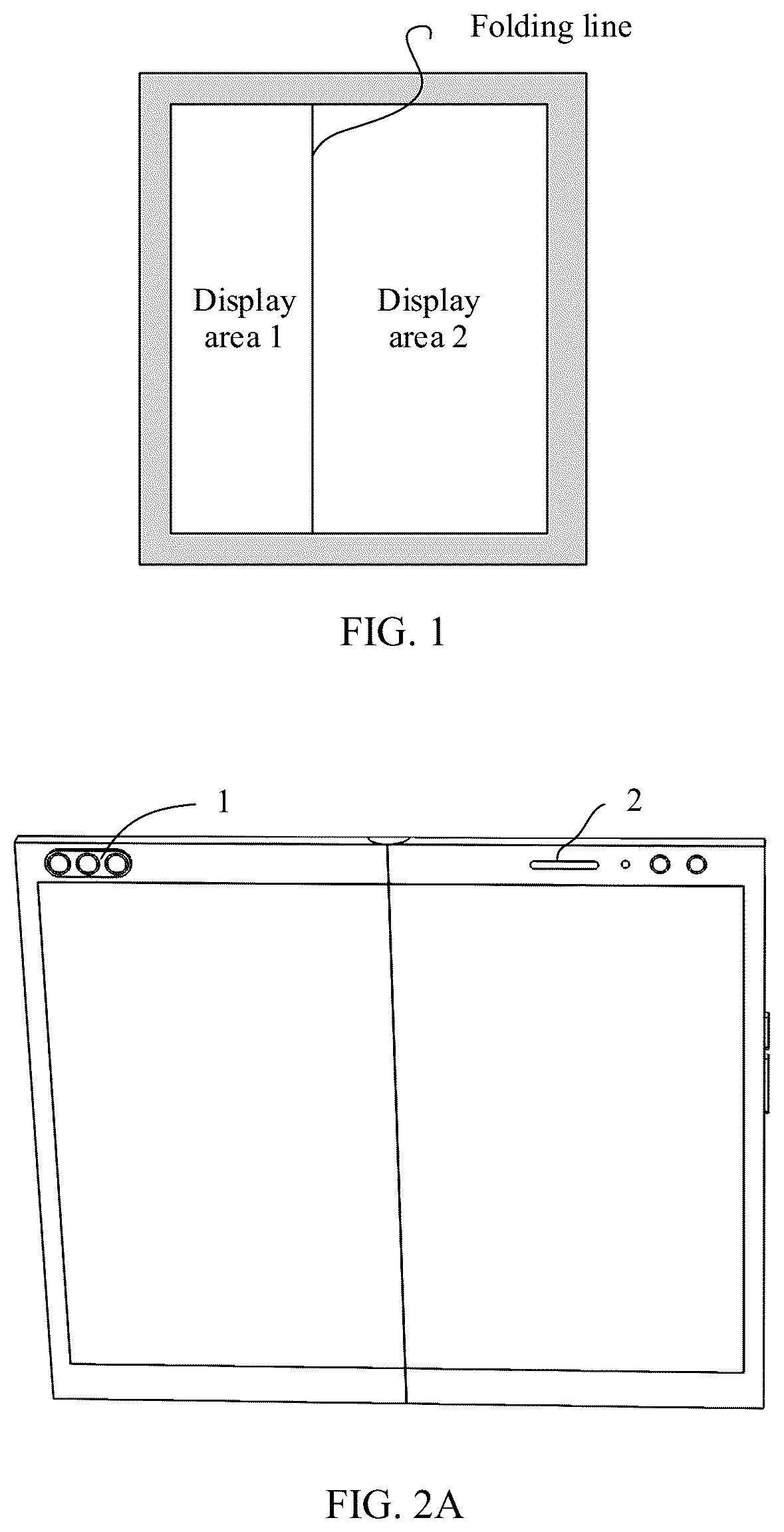 Patent US12101424 Figure 1 – Electronic device having foldable screen and display method