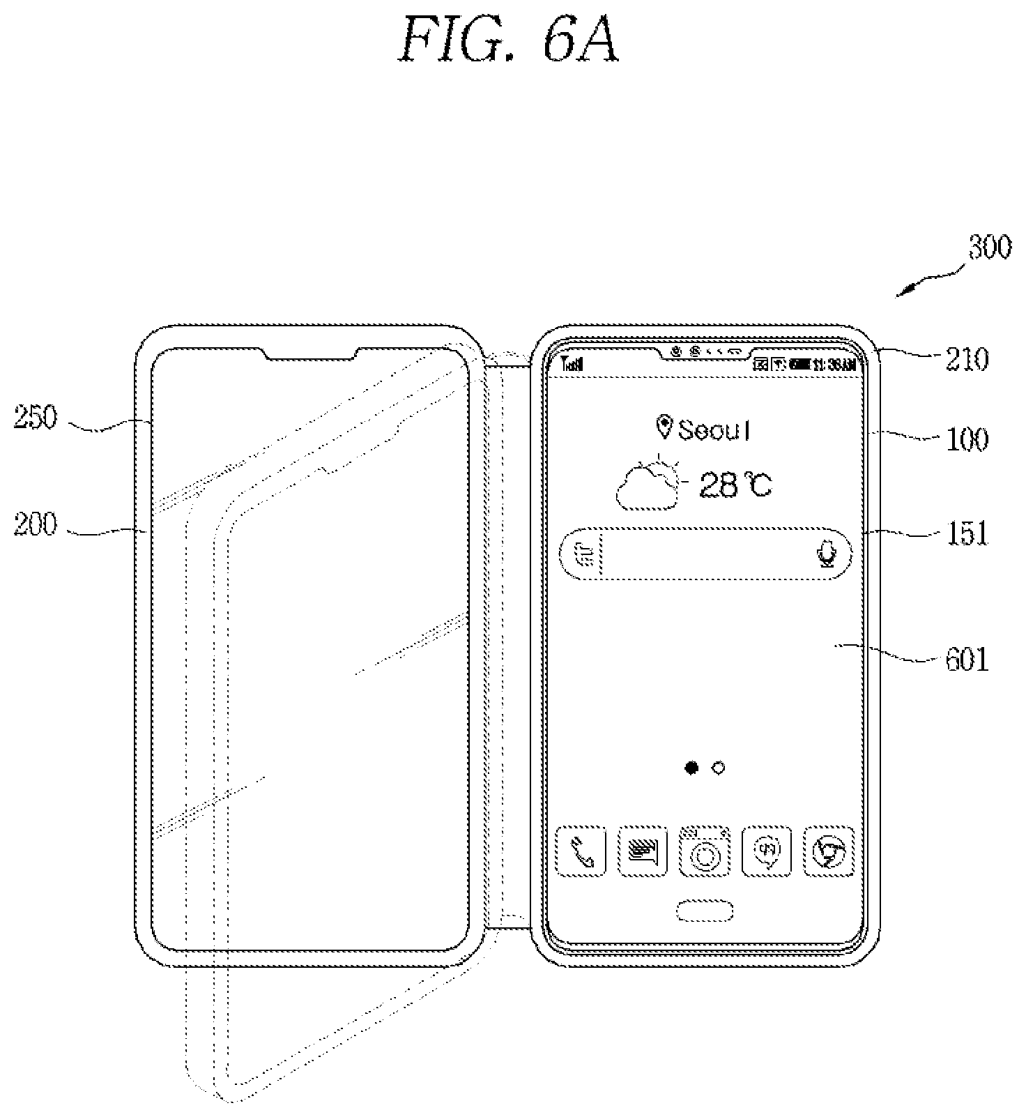 Patent US12101427 Figure 10 – Mobile terminal, electronic device comprising mobile terminal, and method for controlling electronic device