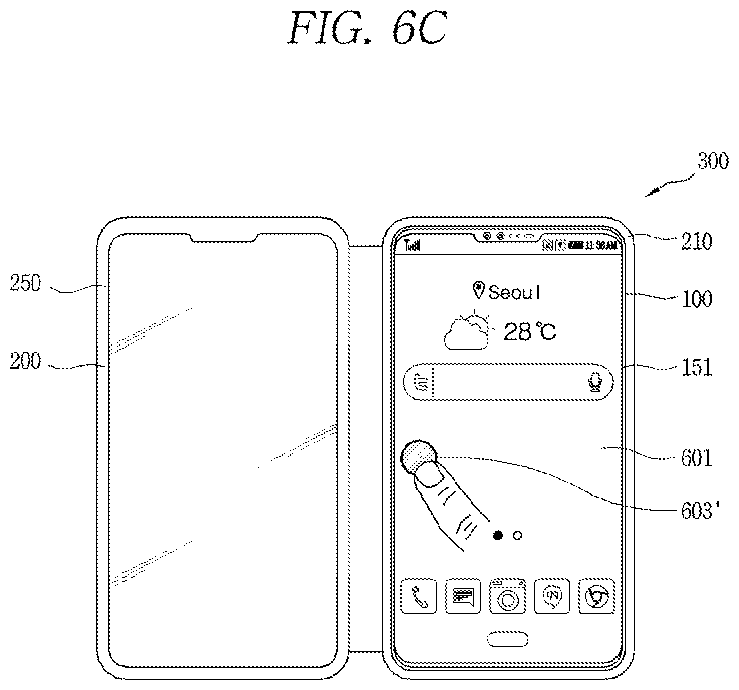 Patent US12101427 Figure 12 – Mobile terminal, electronic device comprising mobile terminal, and method for controlling electronic device