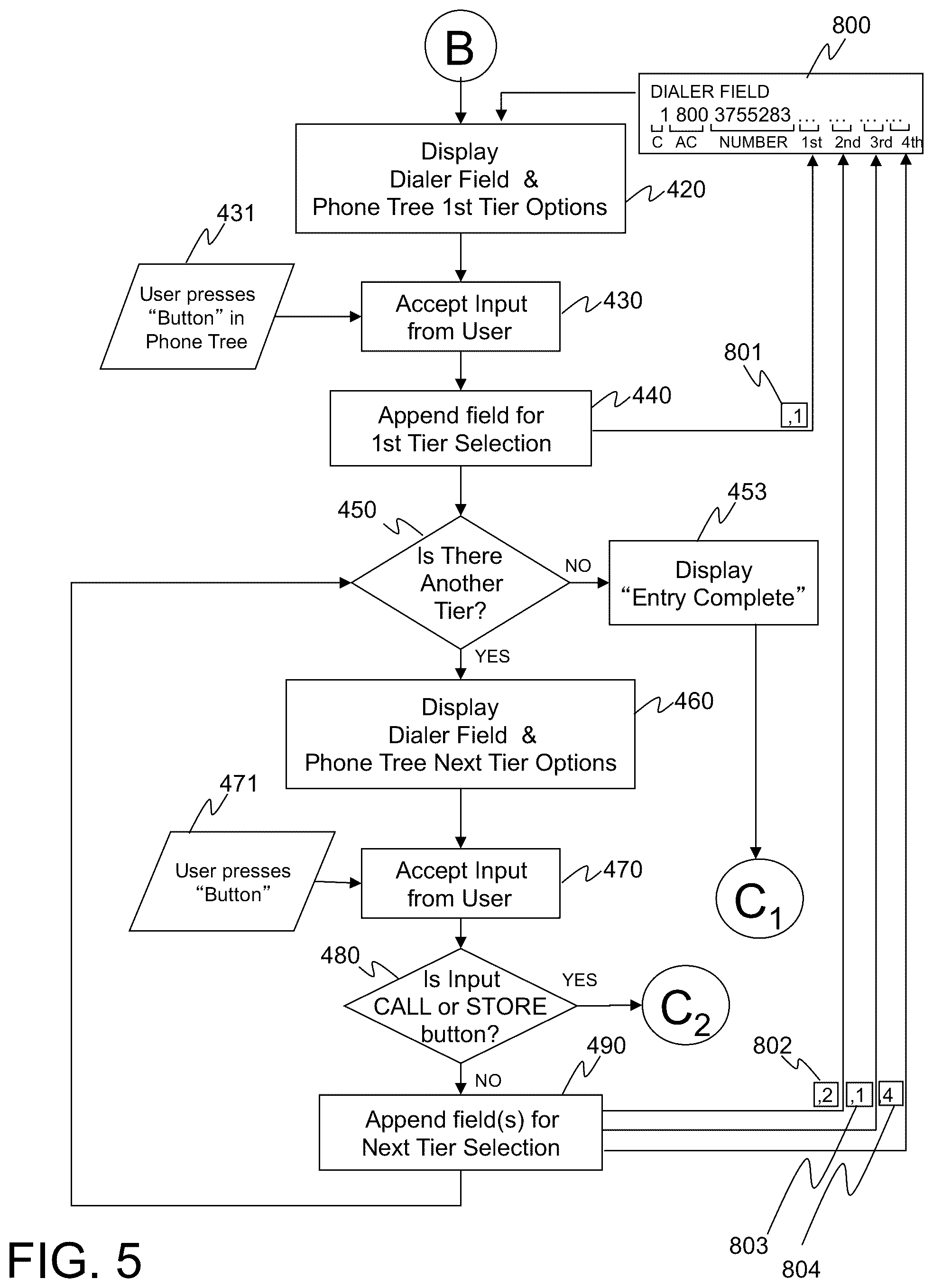 Patent US12101437 Figure 5 – Message transmission using an IVR system