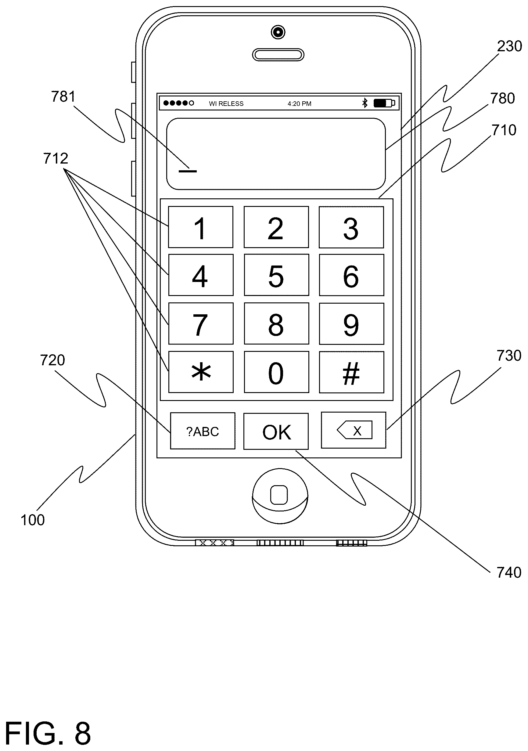 Patent US12101437 Figure 8 – Message transmission using an IVR system