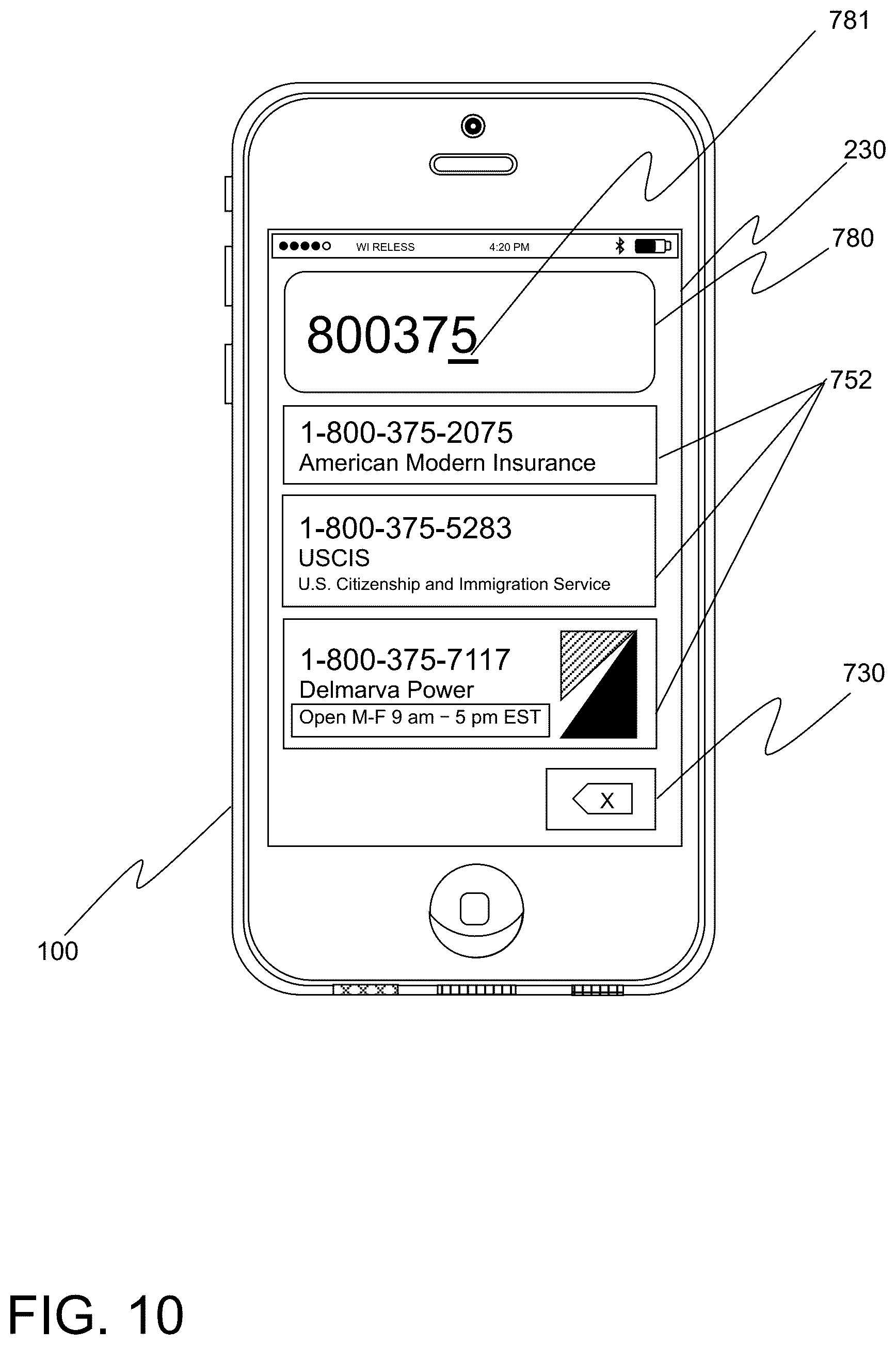 Patent US12101437 Figure 10 – Message transmission using an IVR system