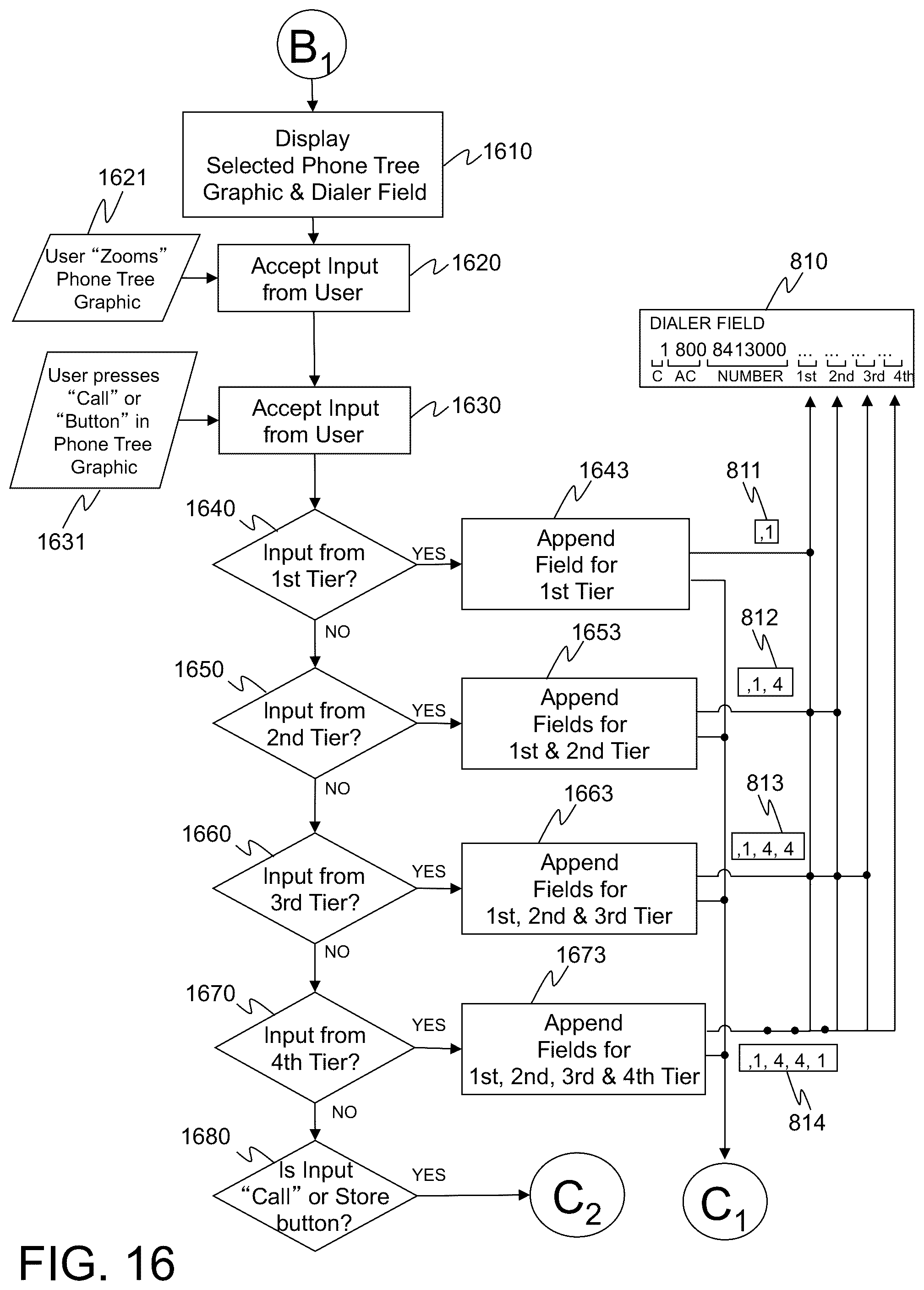 Patent US12101437 Figure 16 – Message transmission using an IVR system