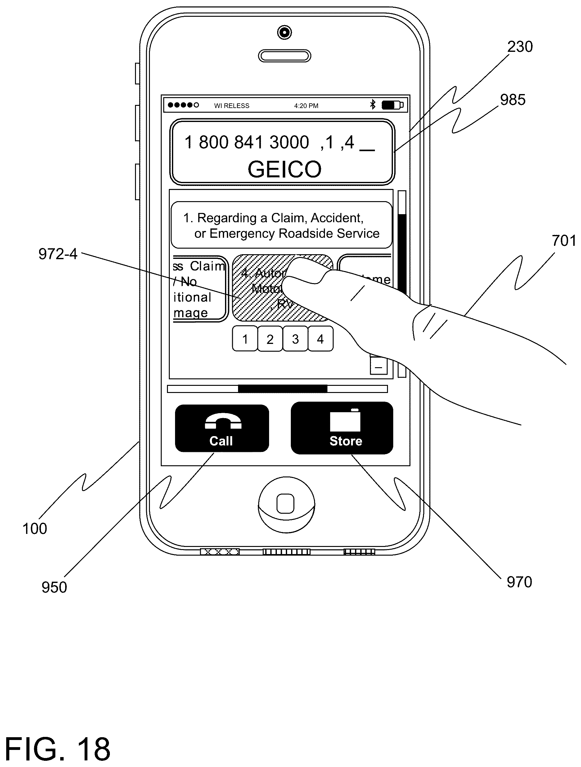 Patent US12101437 Figure 18 – Message transmission using an IVR system