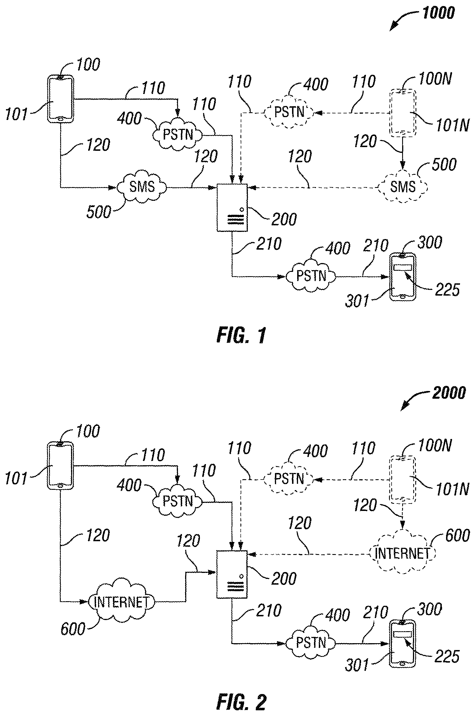 Patent US12101441 Figure 1 – Systems and methods for providing caller identification over a public switched telephone network