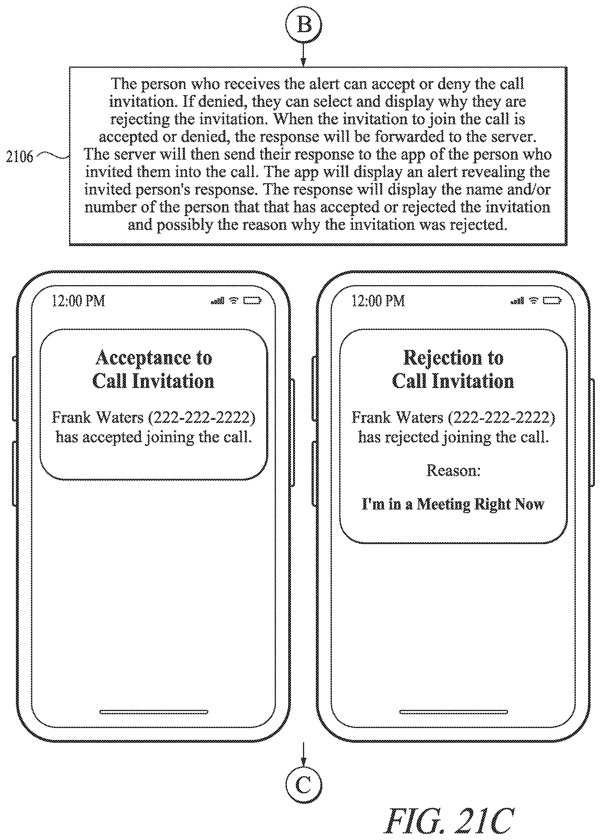 Patent US12101441 Figure 19 – Systems and methods for providing caller identification over a public switched telephone network